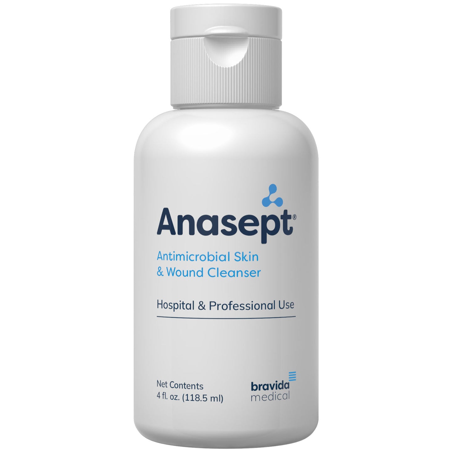 Anasept Antimicrobial Skin & Wound Cleanser, 4oz, Dispensing Cap, 24/cs (220 cs/plt)