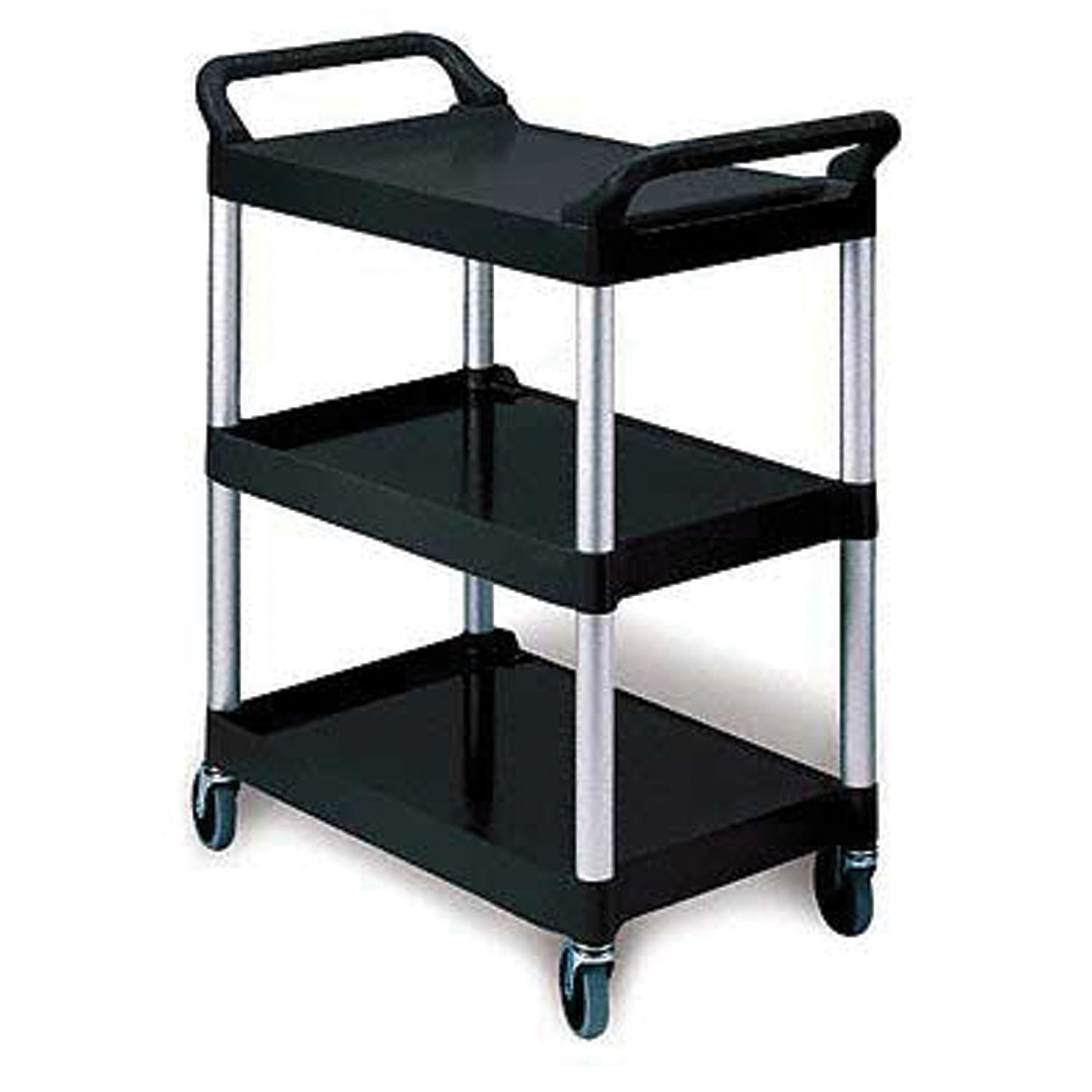 3424 Utility Cart, Black (DROP SHIP ONLY) ($1250 Minimum Order Mix & Match with Prepaid Freight to Remain at $1250) (Freight Added to Any Order Outside of Bunzl's Delivery Area)
