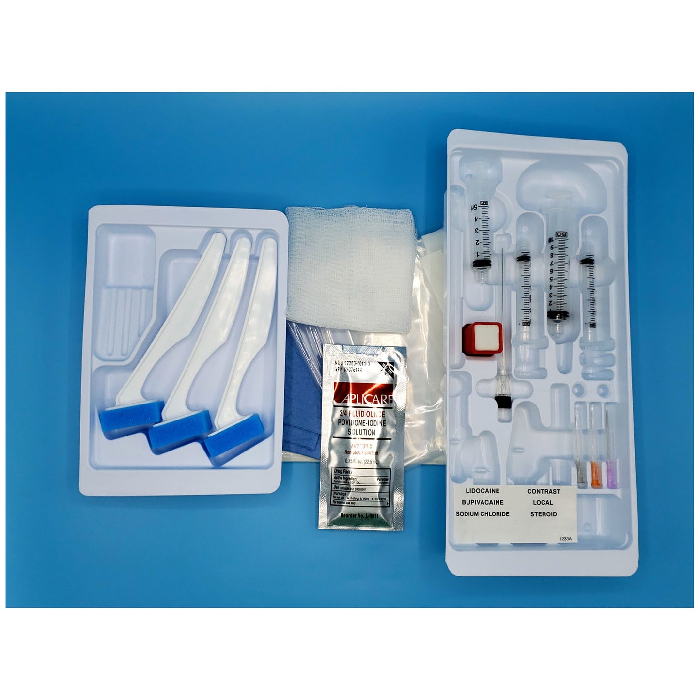 Nerve Block Tray with 22G x 3_" Quicke Needle, 10/cs (Rx) (US Only)