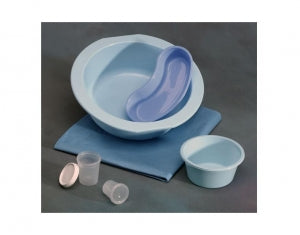 Major OR Single Basin Kit, Includes 700cc Emesis Basin, 54" x 54" CSR Wrap, Flexible Light Handle, 3 kits/cs (Continental US Only)