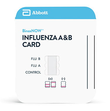 BinaxNOW COVID-19/Flu A&B Combo Test, No External Control, Non-Sterile, 25 test/kt (Item is Non-Returnable) (Continental US+HI Only)