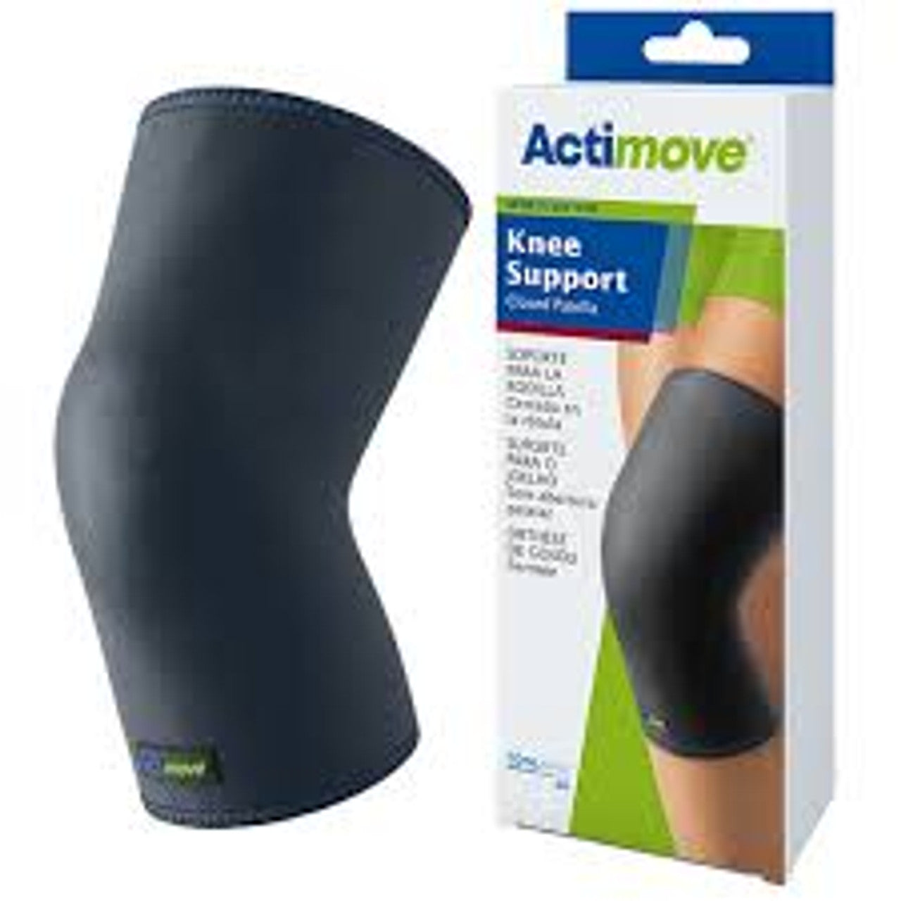 Actimove Knee Support, GenuMotion w/3D Knitting Technology, Charcoal, Small (Continental US Only)