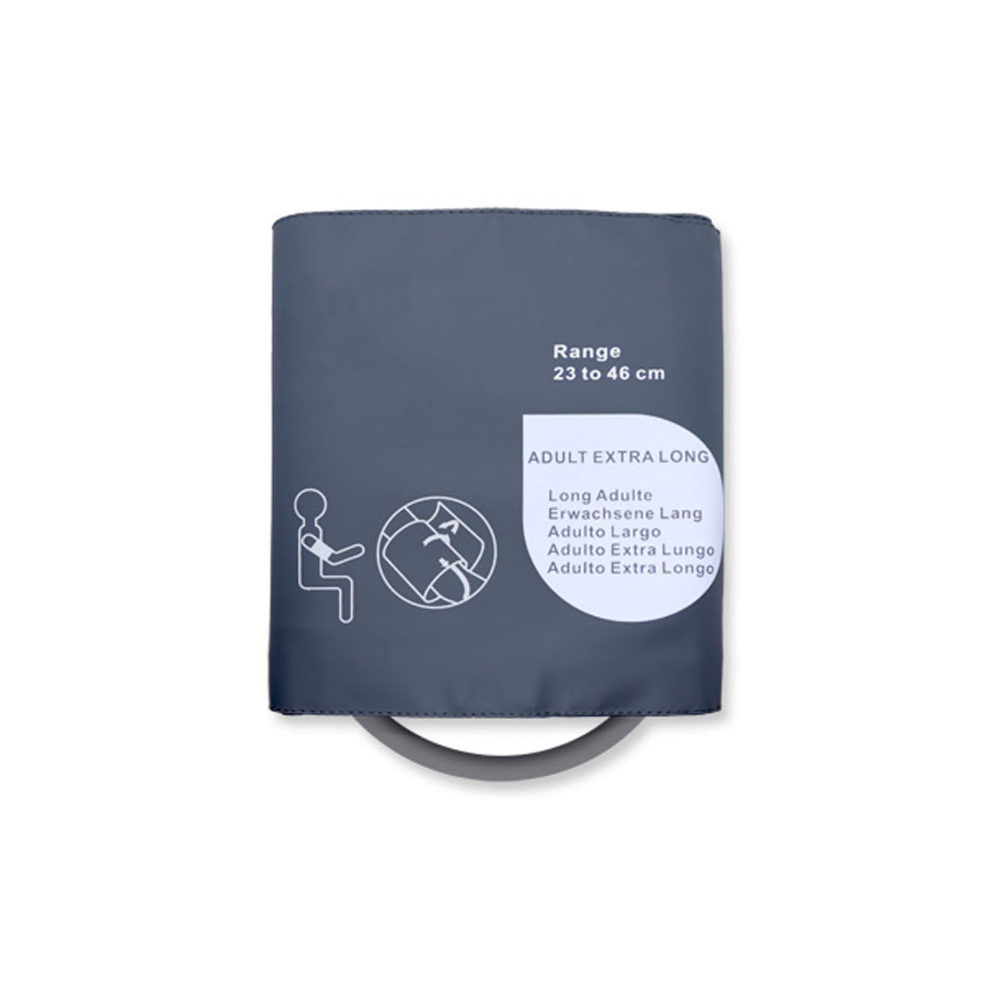 Reusable NIBP Cuff, Adult, Long Single Hose, 23 - 46cm, OEM: CU-US2345HP, 0683-15-0006-01, 115-027718-00, 989803147881, M4556B, 989803150431, M4556B5 (DROP SHIP ONLY) (Freight Terms are Prepaid & Added to Invoice - Contact Vendor for Specifics)