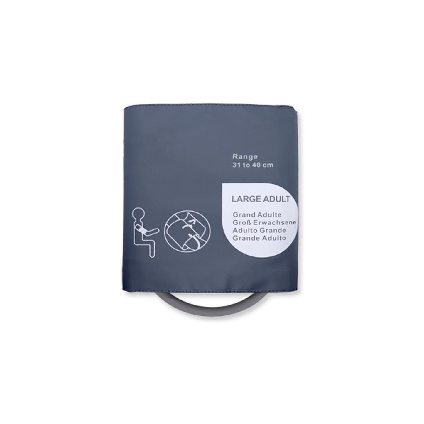 Reusable NIBP Cuff, Adult, Large Single Hose, 31 - 40cm, OEM: 0683-15-0004-01, 115-027716-00, 989803104181, 989803147891, M1575A, M4557B, 989803150441, M4557B5 (DROP SHIP ONLY) (Freight Terms are Prepaid & Added to Invoice - Contact Vendor for Specifics)