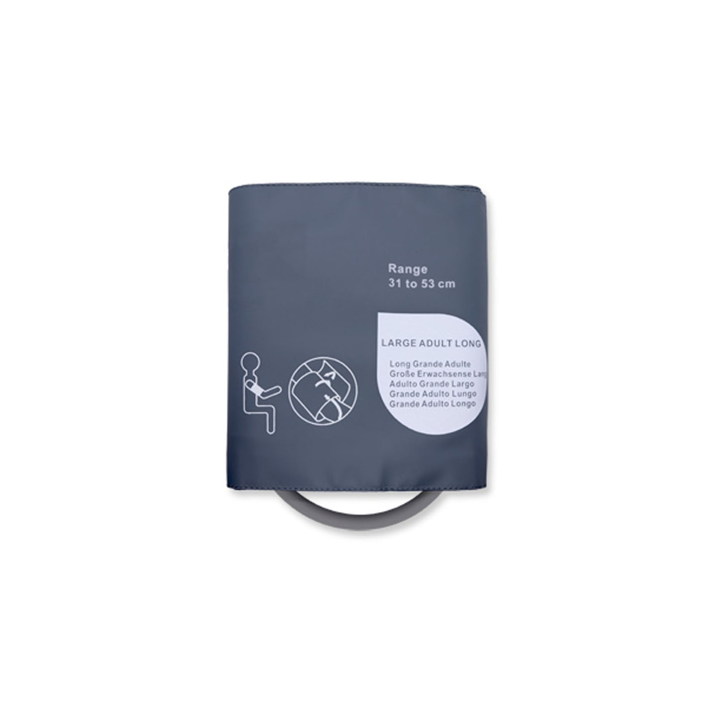 Reusable NIBP Cuff, Adult, Large Long Single Hose, 31 - 53cm, OEM: CU-US4560HP, 0683-15-0007-01, 989803147901, M4558B, 989803150451, M4558B5 (DROP SHIP ONLY) (Freight Terms are Prepaid & Added to Invoice - Contact Vendor for Specifics)
