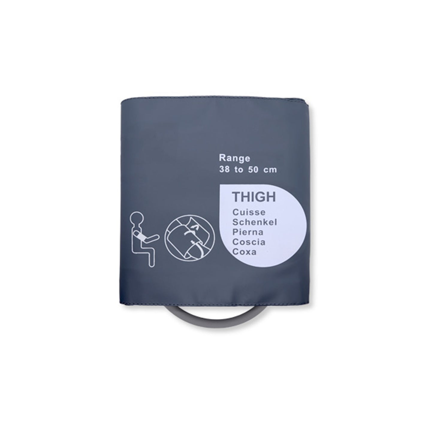 Reusable NIBP Cuff, Thigh, Single Hose, 38 - 50cm, OEM: CU-US3860HP, 0683-15-0005-01, 989803104191, 989803147911, M1576A, M4559B, 989803150461, M4559B5 (DROP SHIP ONLY) (Freight Terms are Prepaid & Added to Invoice - Contact Vendor for Specifics)