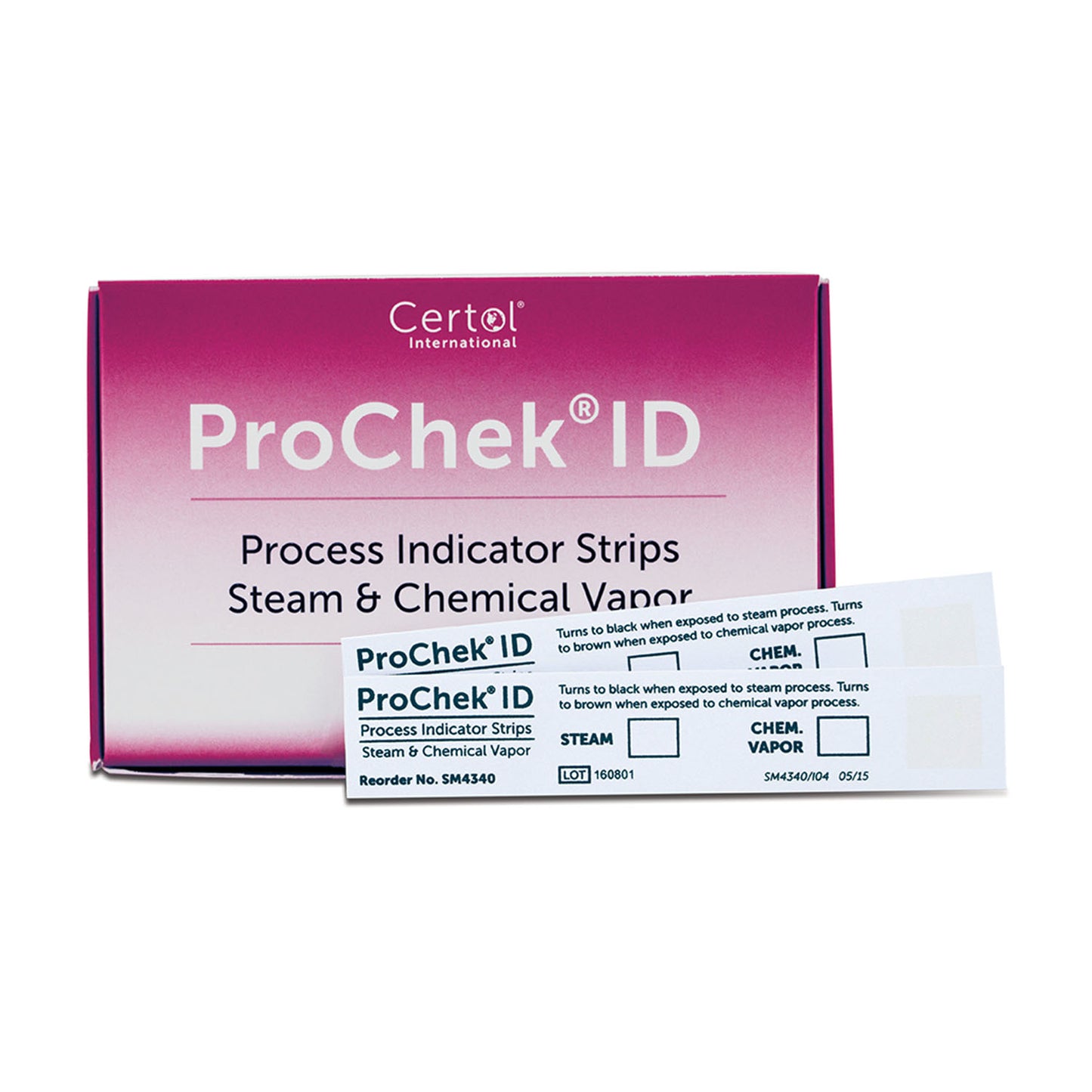 Steam Process Indicator Strip, 4" x _", 250/bx, 6 bx/cs