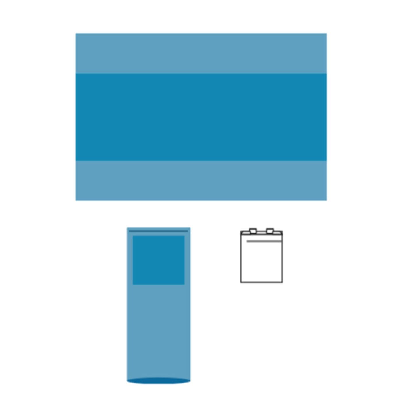 Basic Pack, Includes: 65 x 90, Outer Wrap/Reinforced Poly Table Cover with 30 x 90 Reinforcement, 12/cs (Continental US Only)