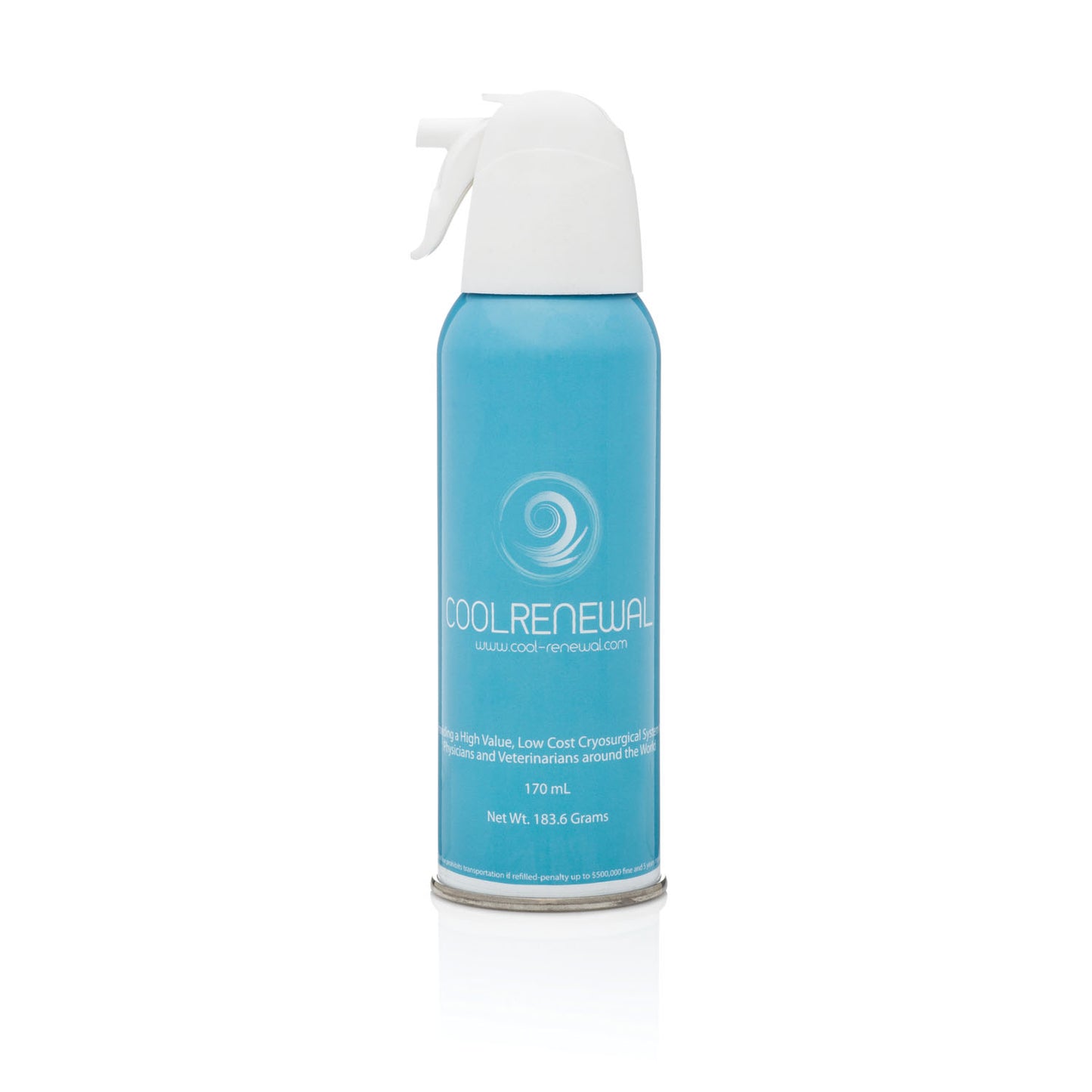 Single (1) 170mL Canister of Cryogen, 1 Extender Tube, Instructions for Use, Patient Instructions Tear Pad, 1/bx, 1bx/ea (Contiguous US Only) (Item is Considered HAZMAT and Cannot Ship via Air or to AK, GU, HI, MP, PR, VI)