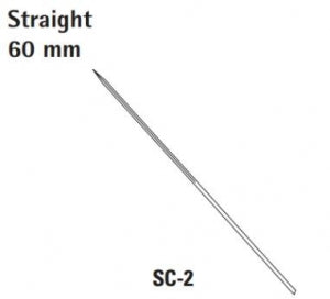 Suture, Cutting, Size 4-0, Clear, 30", Needle SC-2, Straight, 3 dz/bx (Continental US Only)
