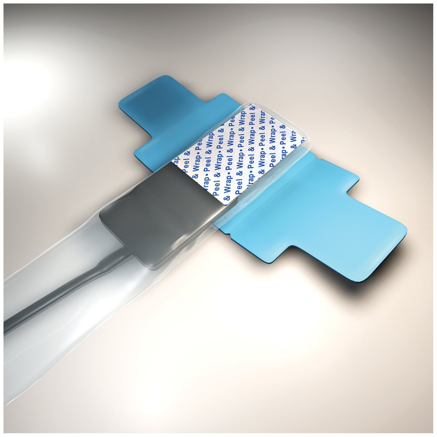 Cushion Device, Blue-Small, Adjustable to Fit All 0-1 Sensors, 50/bx