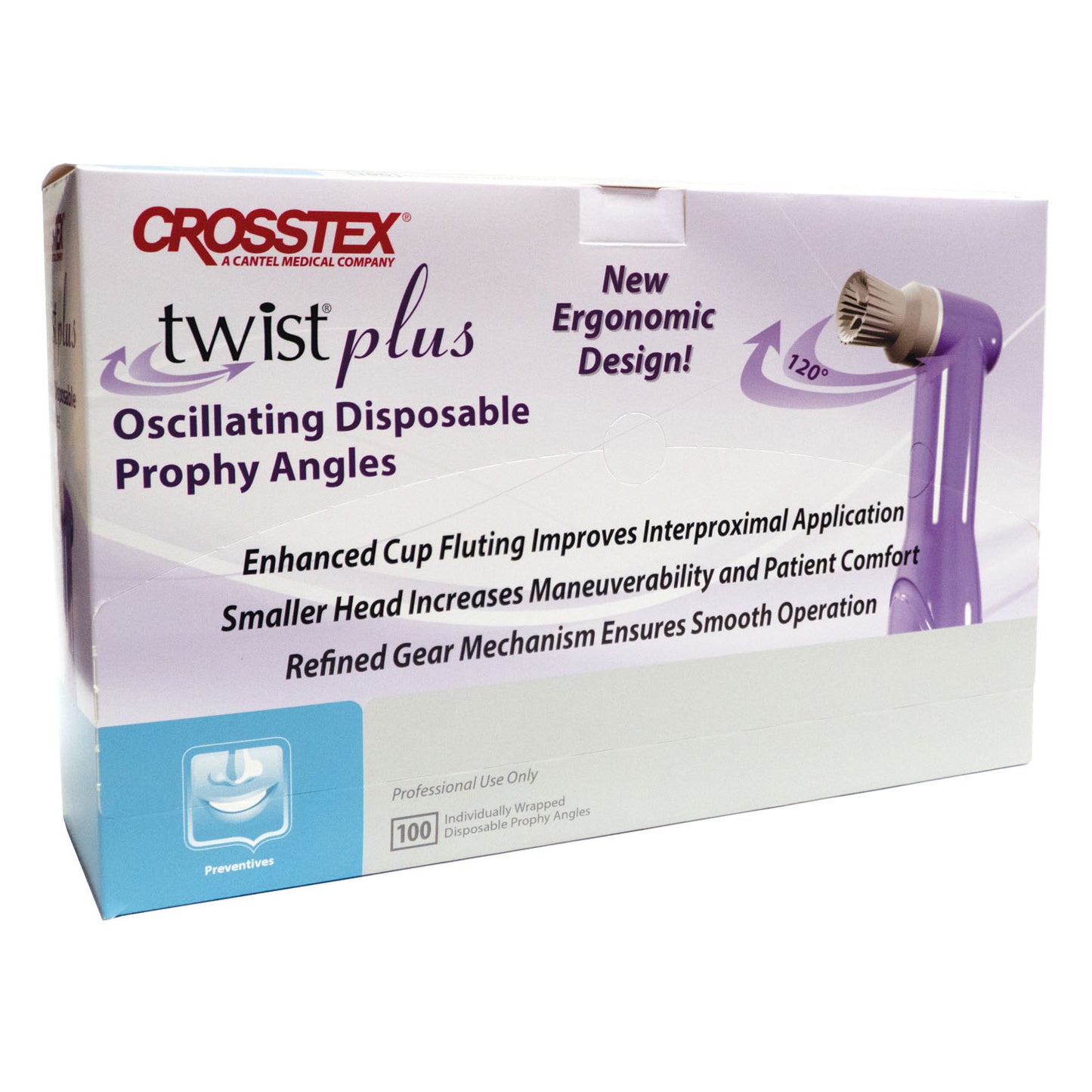 Prophy Angle, Firm Cup White, Disposable, 100/bx