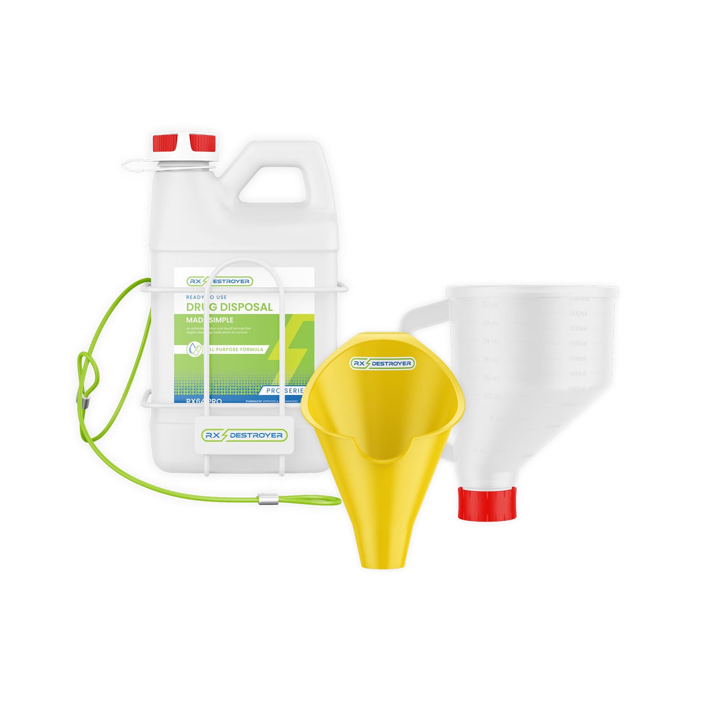 Rx Destroyer Starter Kit Includes: RX64PRO (1), RXFUN (1), FUN32 (1), 64PROWALLSEC (1)