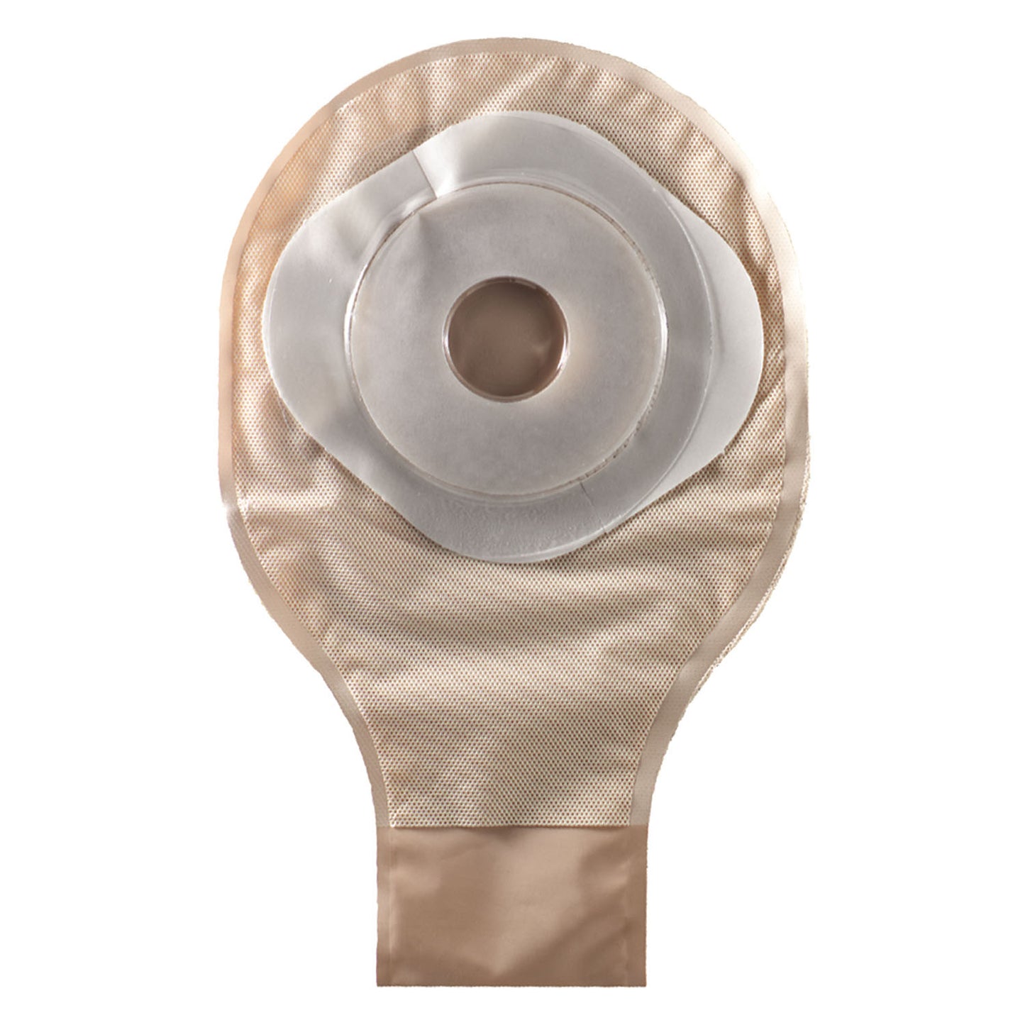 One-Piece Drainable Pouch with Precut Stomahesive Skin Barrier, Tape Collar, 10" Pouch with 1-Sided Comfort Panel, Tail Clip, Opaque, 3/4" Stoma Opening, 20/bx (Continental US Only)