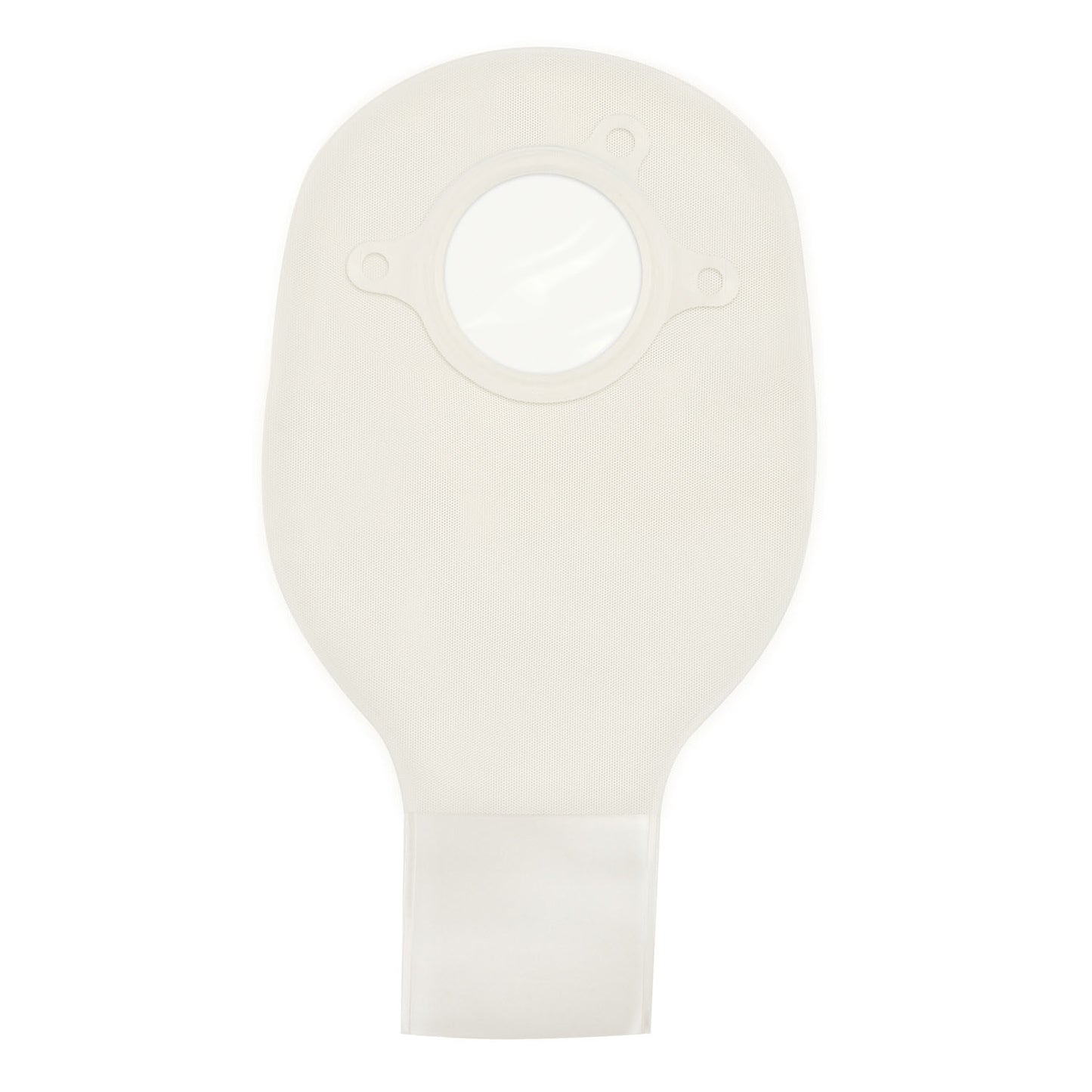 Drainable Pouch, 2-Piece, 6", 1-Sided Comfort Panel, Tail Clip, Transparent, 1 3/4" Flange, 10/bx (Continental US Only)