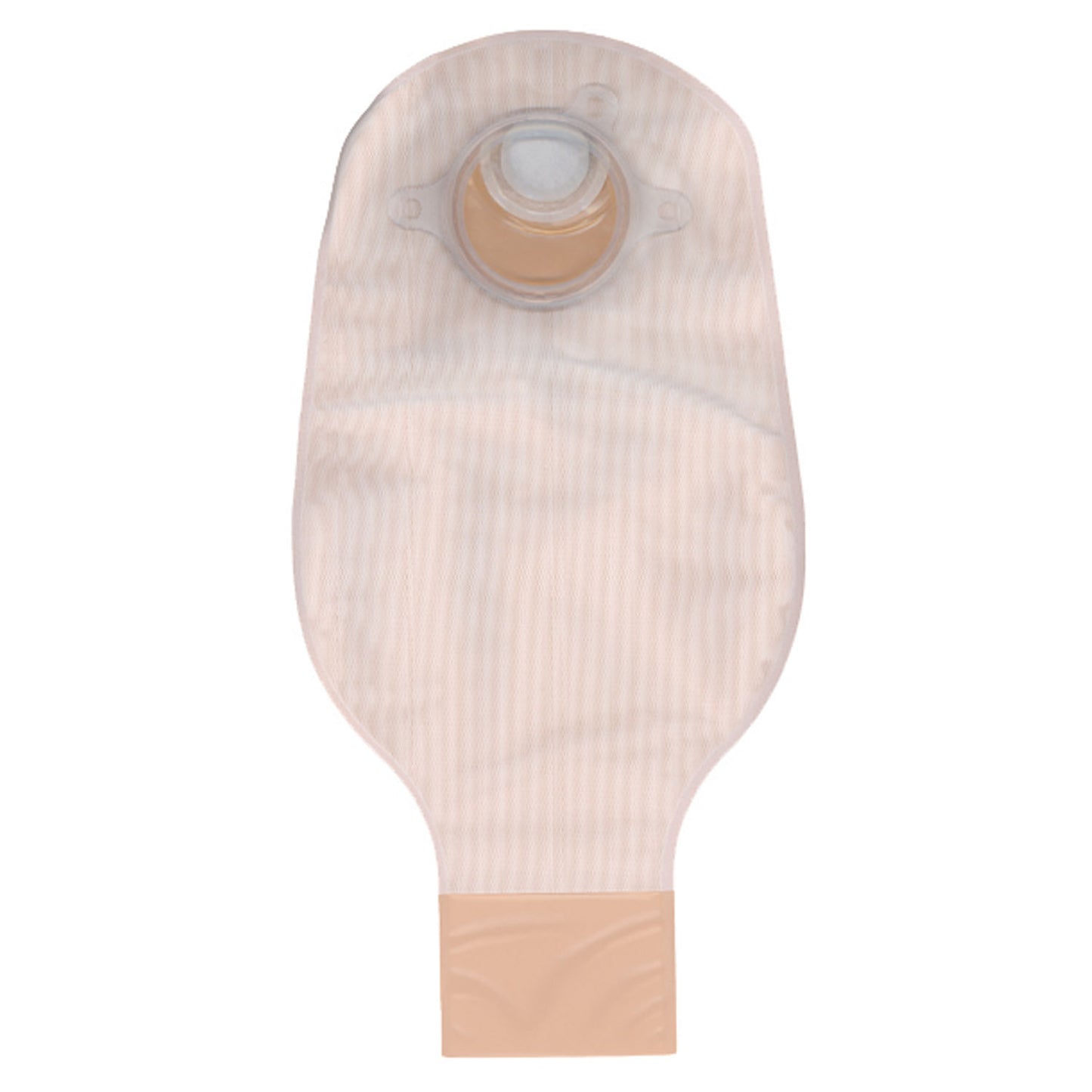 Drainable Pouch, 2-Piece, 12", 2-Sided Comfort Panel, Tail Clip, Filter, Opaque, 1 3/4" Flange, 20/bx (Continental US Only)