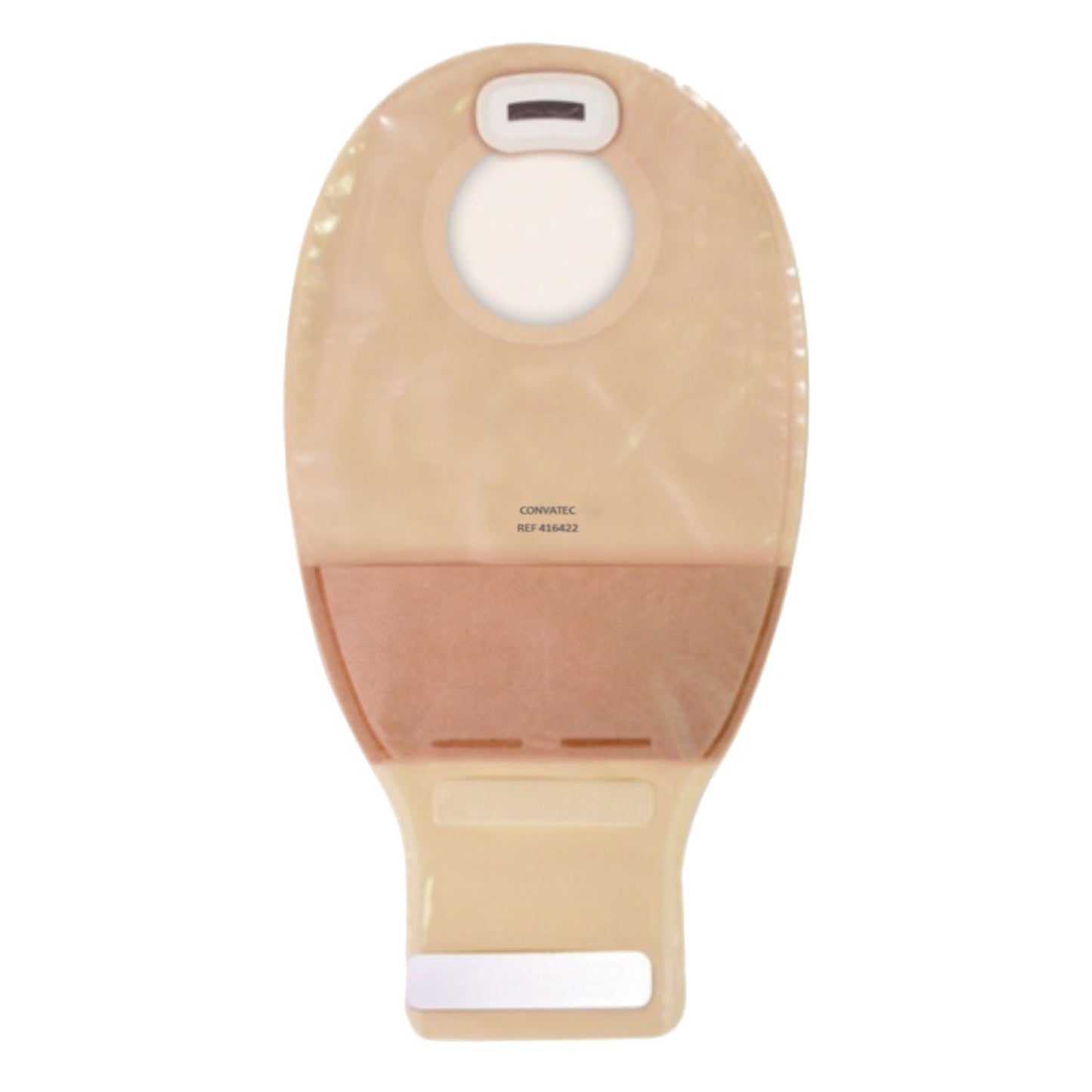 Closed-End Pouch, 12", 1-Sided Comfort Panel, Tail Closure, Filter, Transparent, 2 3/4" Flange, 10/bx (Continental US Only)
