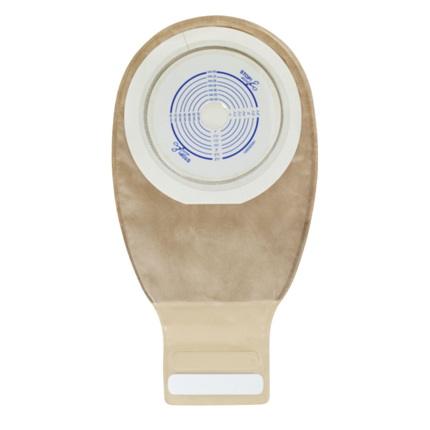 Drainable Pouch, 12", 1-Sided Comfort Panel, Cut-to-Fit Modified Durahesive Plus Skin Barrier, InvisiClose Tail Closure, Filter, Transparent, 3/4" - 2 1/2" Stoma, 10/bx (Continental US Only)