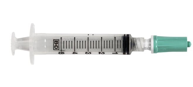 Texium Bonded Syringe, 5 ml, Needle-Free, Closed Male Luer, 100/cs (Continental US Only) (Drop Ship Requires Pre-Approval)