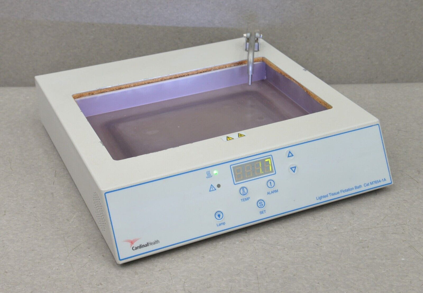Deluxe Lighted LED Tissue Flotation Bath, 115V, 14.25" x 14.25" x 4.5"