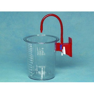 Semi-Rigid Polycarbonate Suction Canister, 1000cc, 1/cs (Continental US Only)