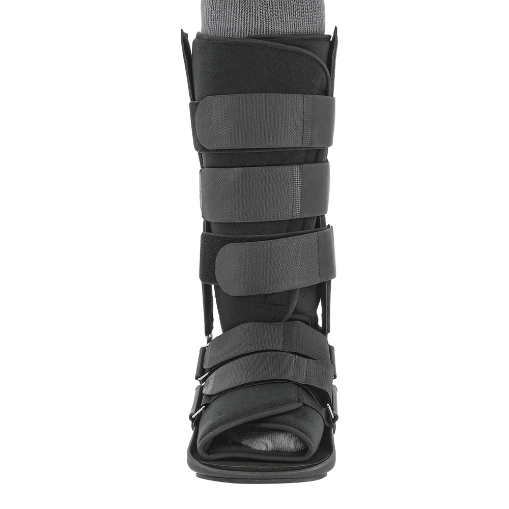 Walking Boot, Standard, Tall, Medium, Fixed, Black