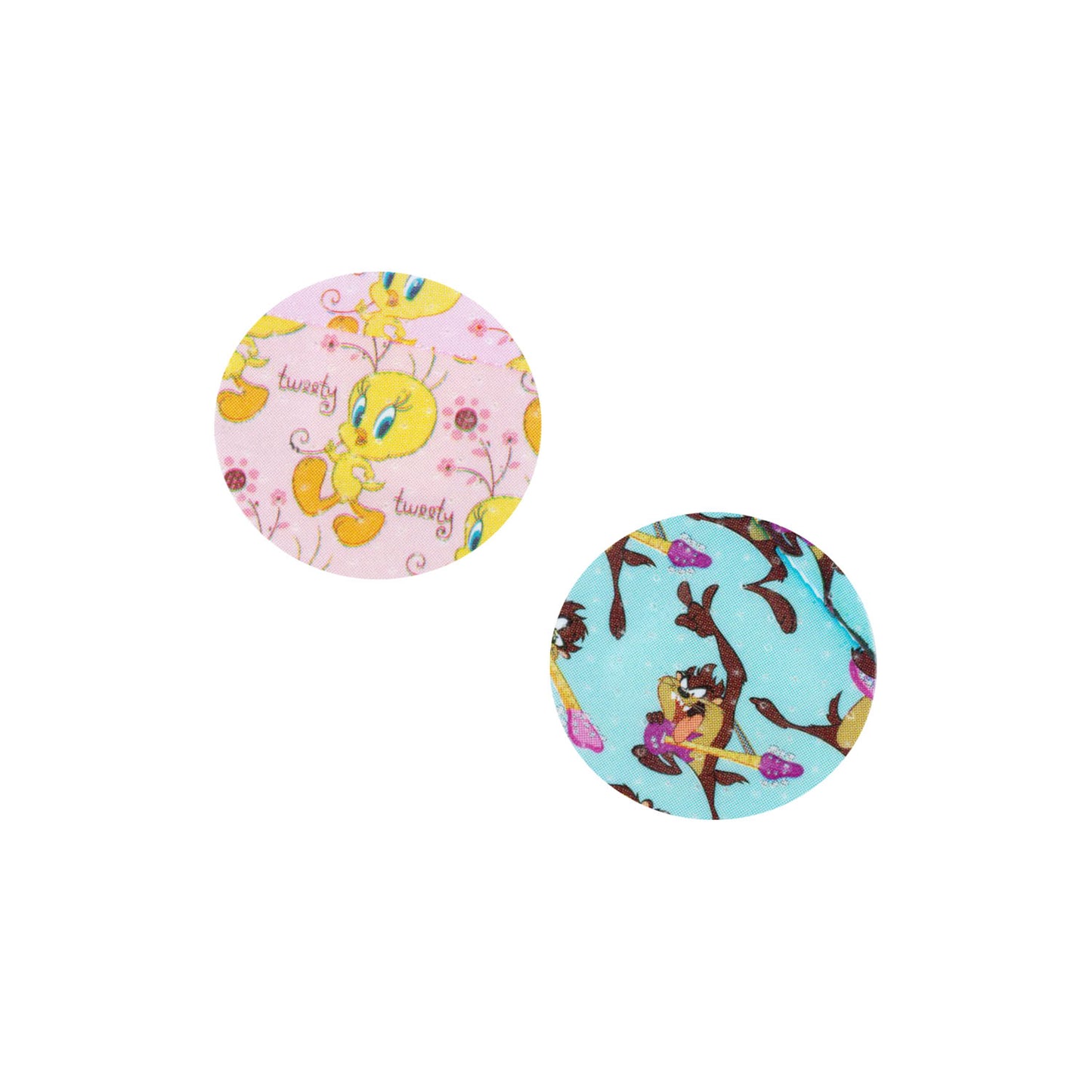 Adhesive Bandage, Looney Tunes Tasmanian Devil & Tweety, 7/8" Spot, 100/bx, 24 bx/cs (Item is not authorized to be sold in any direct-to-consumer platform or retail space which includes, but is not limited to, Amazon, Walmart, or any other platform or store that is considered retail)