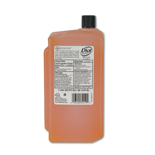 Gold Liquid Hand Soap, Antimicrobial, 1 Liter Refill, 8/cs (2340084019, 724706, 1937181)