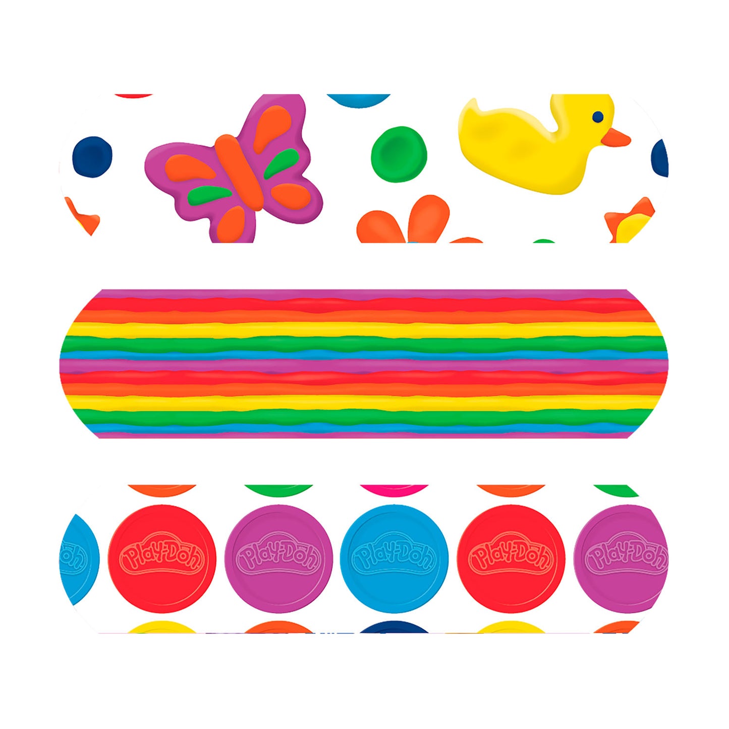 Stat Strip Adhesive Bandage, Play-Doh, _" x 3", 100/bx, 12 bx/cs (Item is not authorized to be sold in any direct-to-consumer platform or retail space which includes, but is not limited to, Amazon, Walmart, or any other platform or store that is considered retail)