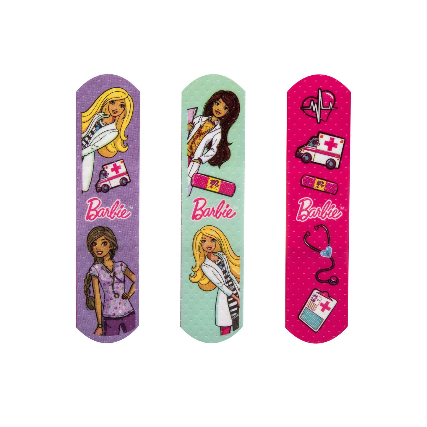 Stat Strip Adhesive Bandage, Barbie, 3/4" x 3", 100/bx, 12 bx/cs (Item is not authorized to be sold in any direct-to-consumer platform or retail space which includes, but is not limited to, Amazon, Walmart, or any other platform or store that is considered retail)