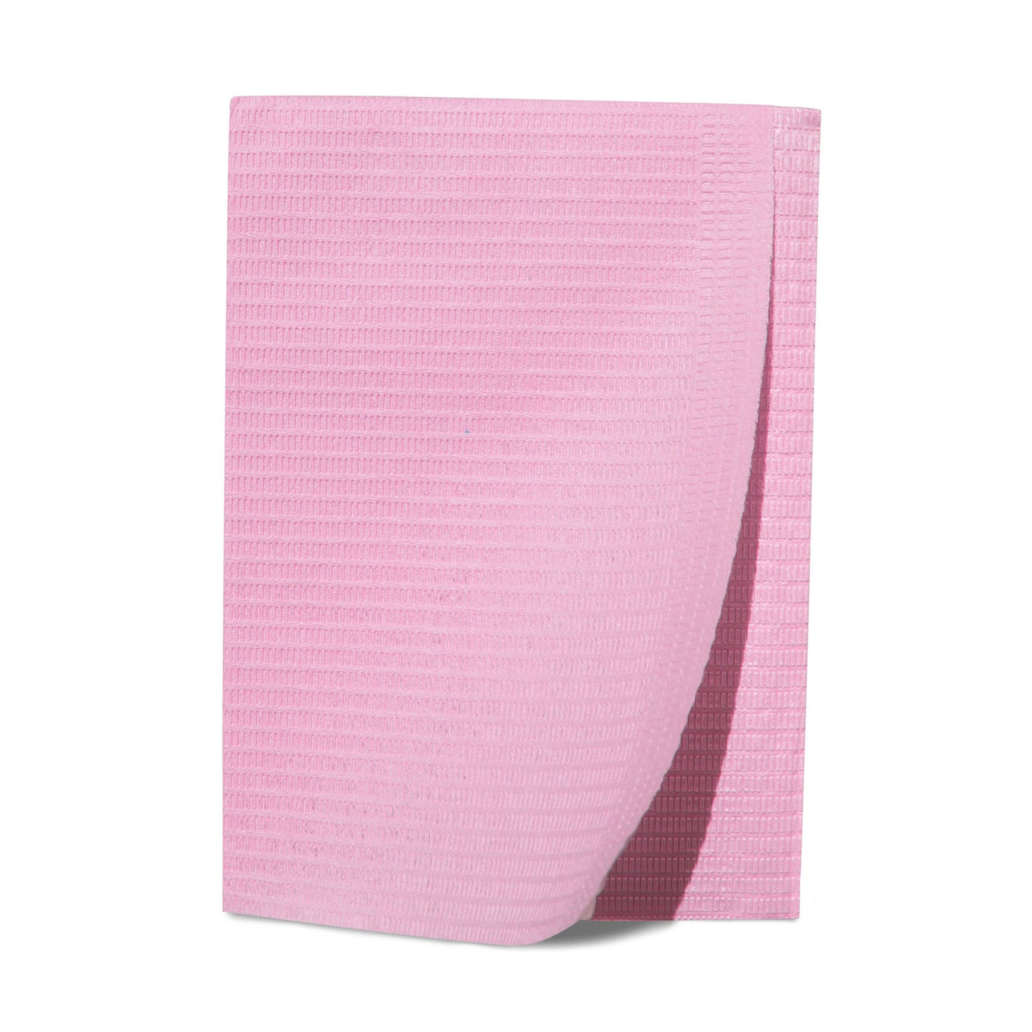 Patient Bibs, 2-Ply Tissue/ 1-Ply Poly, 13" x 18", Mauve, 125/pk, 4 pk/cs (55 cs/plt)