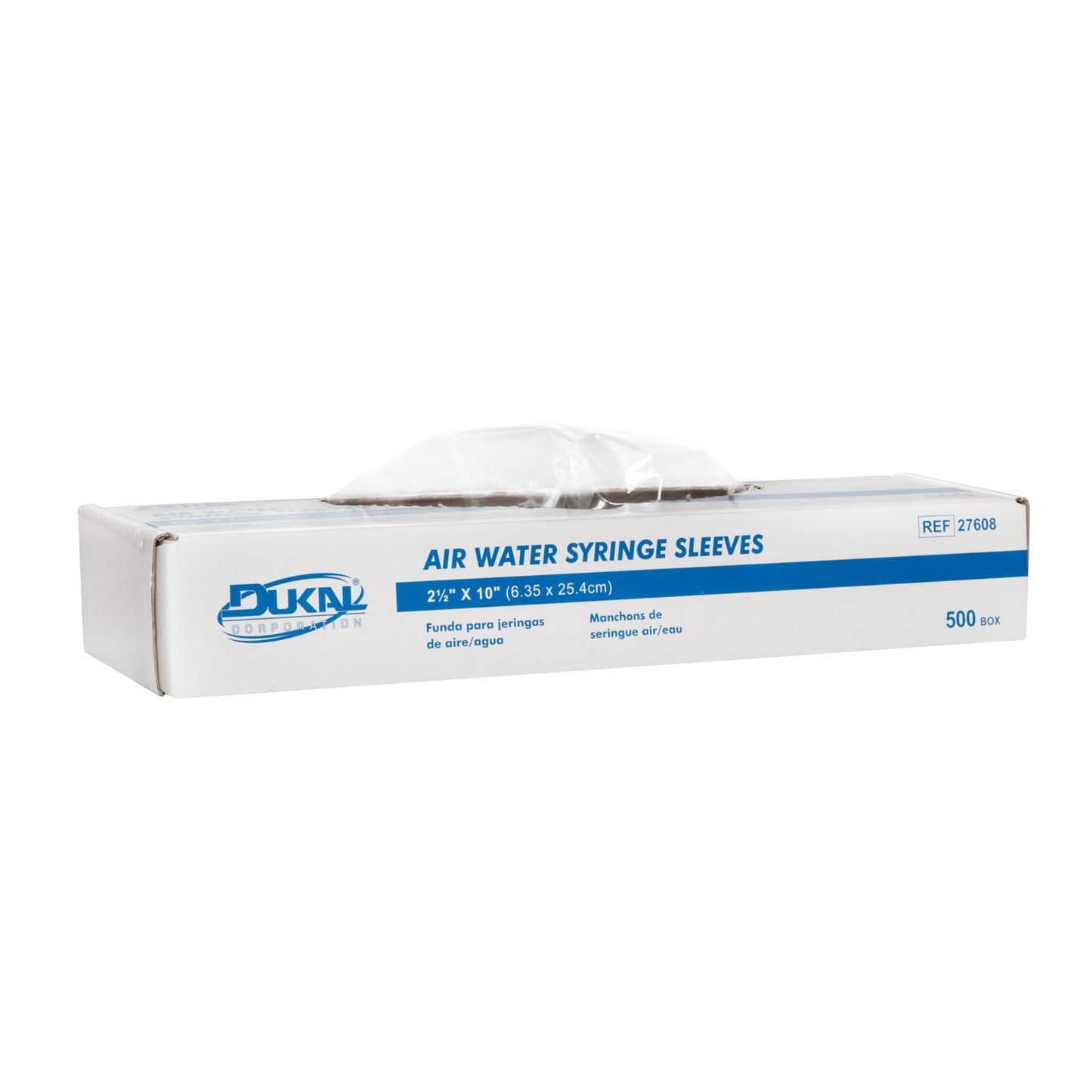 Air/ Water Syringe Sleeves, 2_" x 10", 500/bx, 36 bx/cs