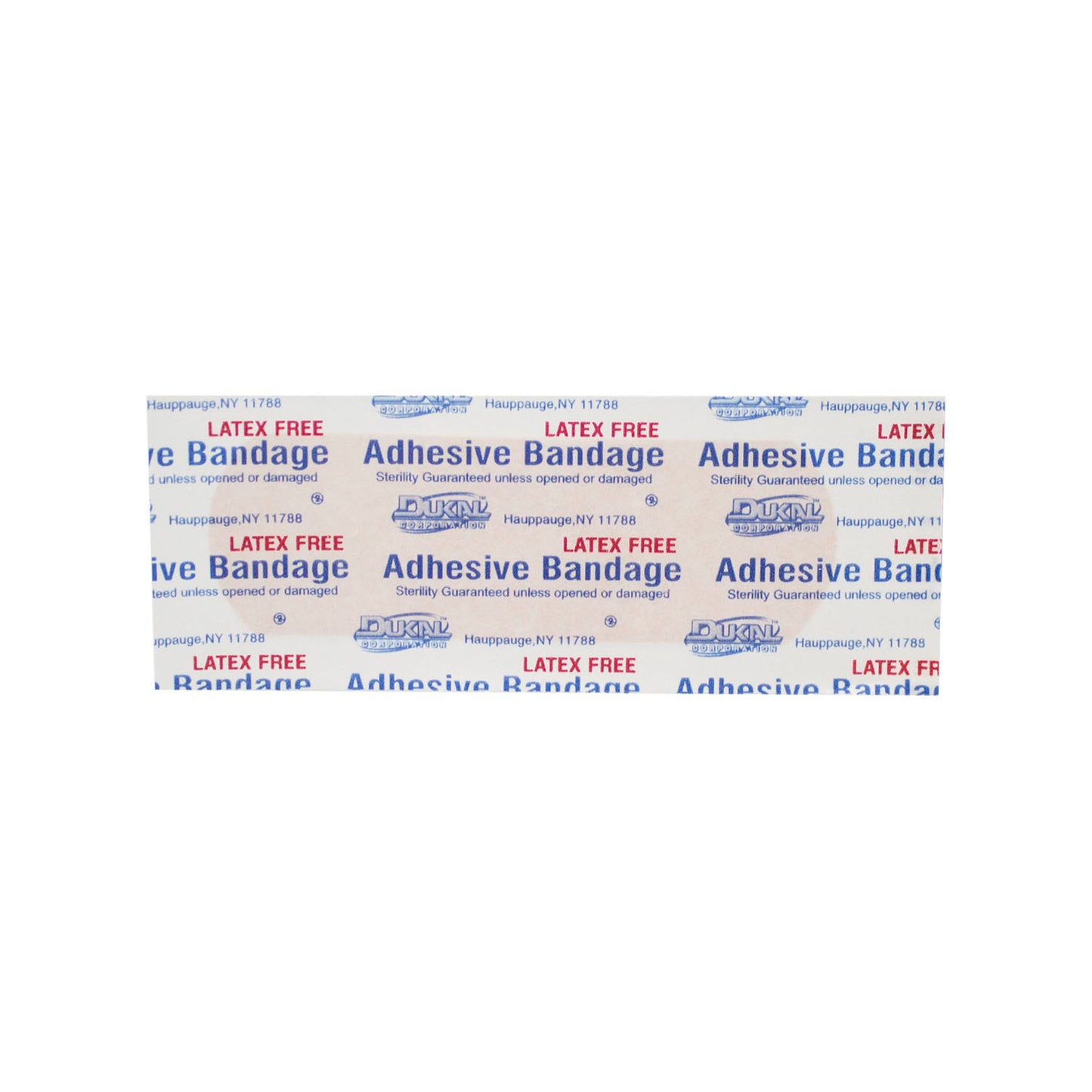 Adhesive Bandage, Plastic, 1" x 3", Sterile, 100/bx, 24 bx/cs