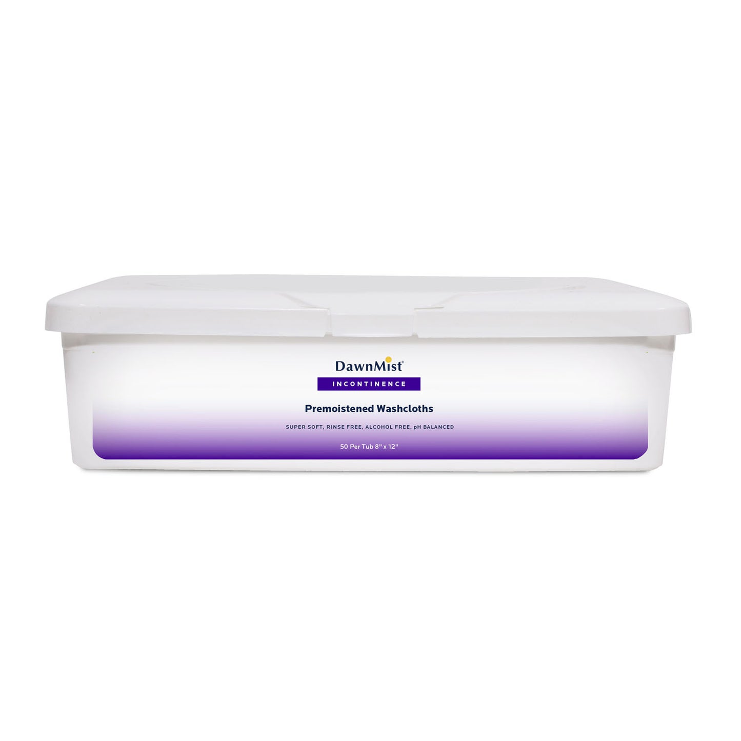 Washcloth, Adult, Hard Tub, 8" x 12", 50/tub, 12 tub/cs