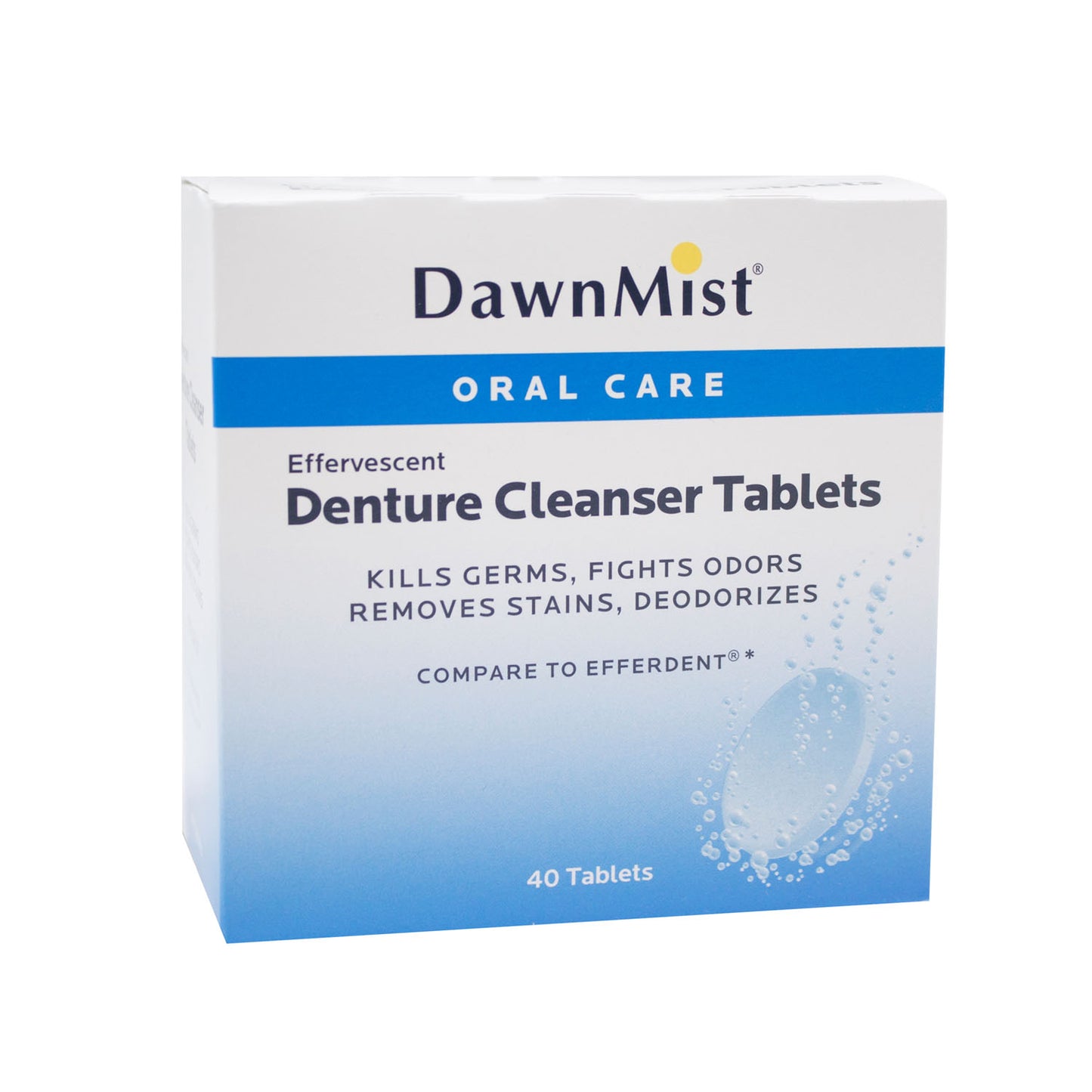 Denture Tablets, 40/bx, 24 bx/cs (Not Available for sale into Canada)