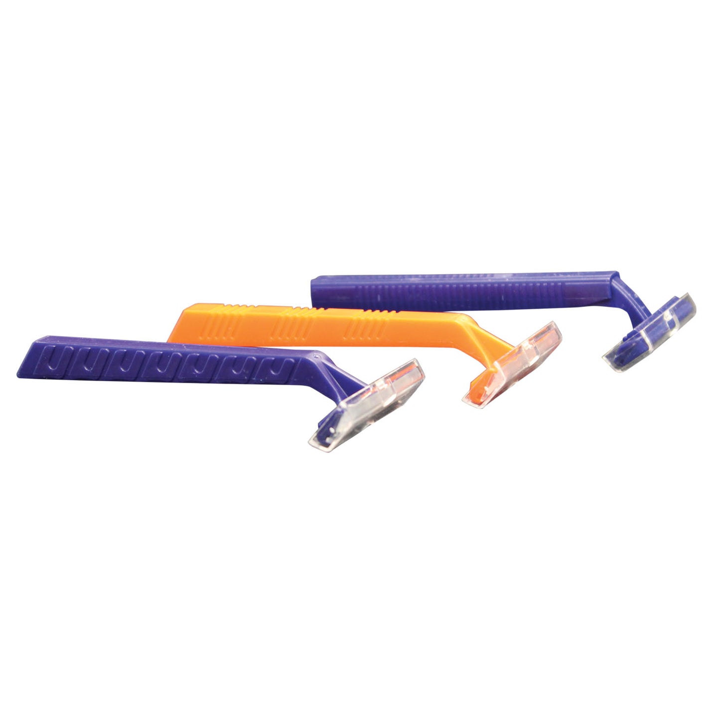 Razor, Twin Blade, Blue Handle, Clear Plastic Guard, 100/bx, 20 bx/cs