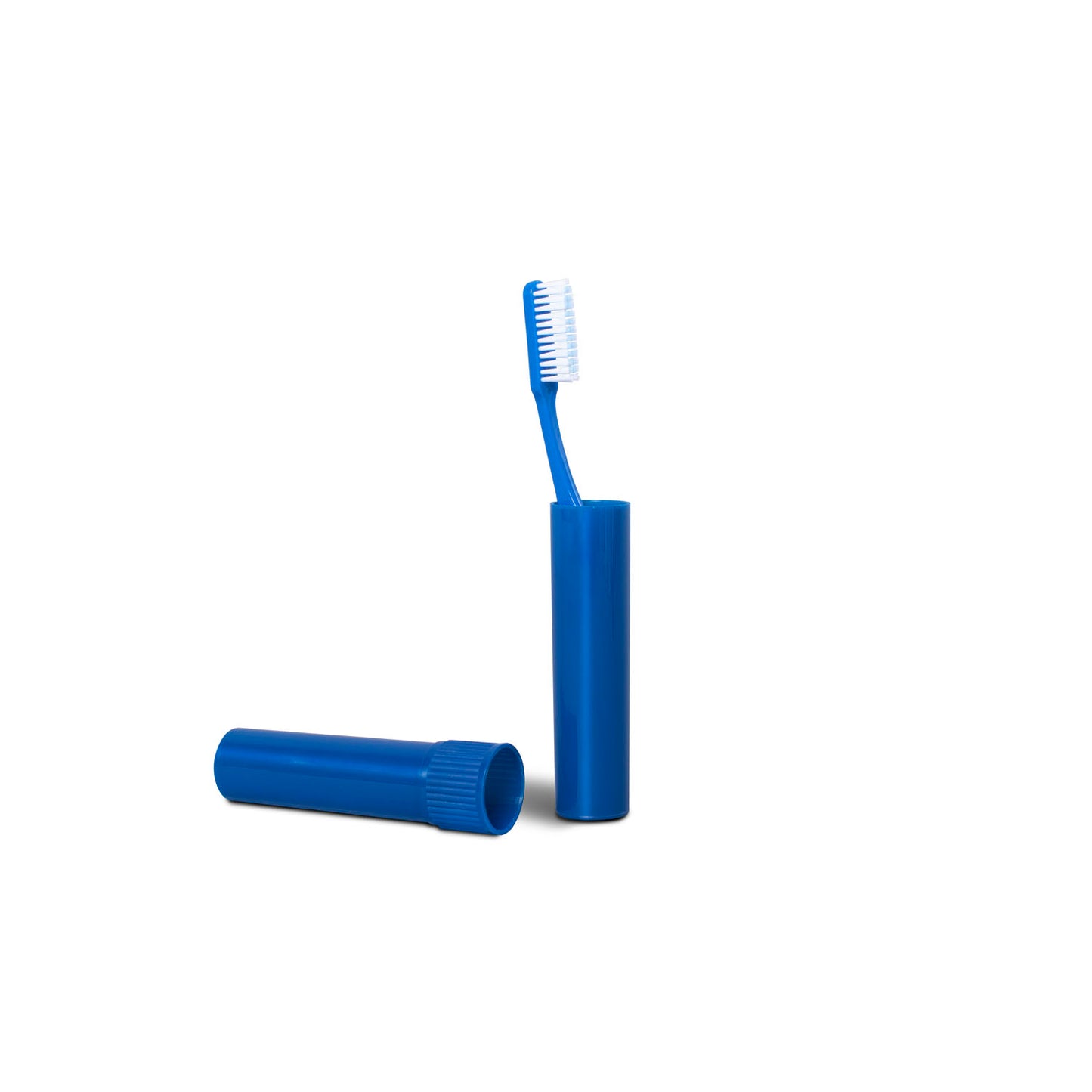 Toothbrush Tube, Blue, Bulk, 72/cs