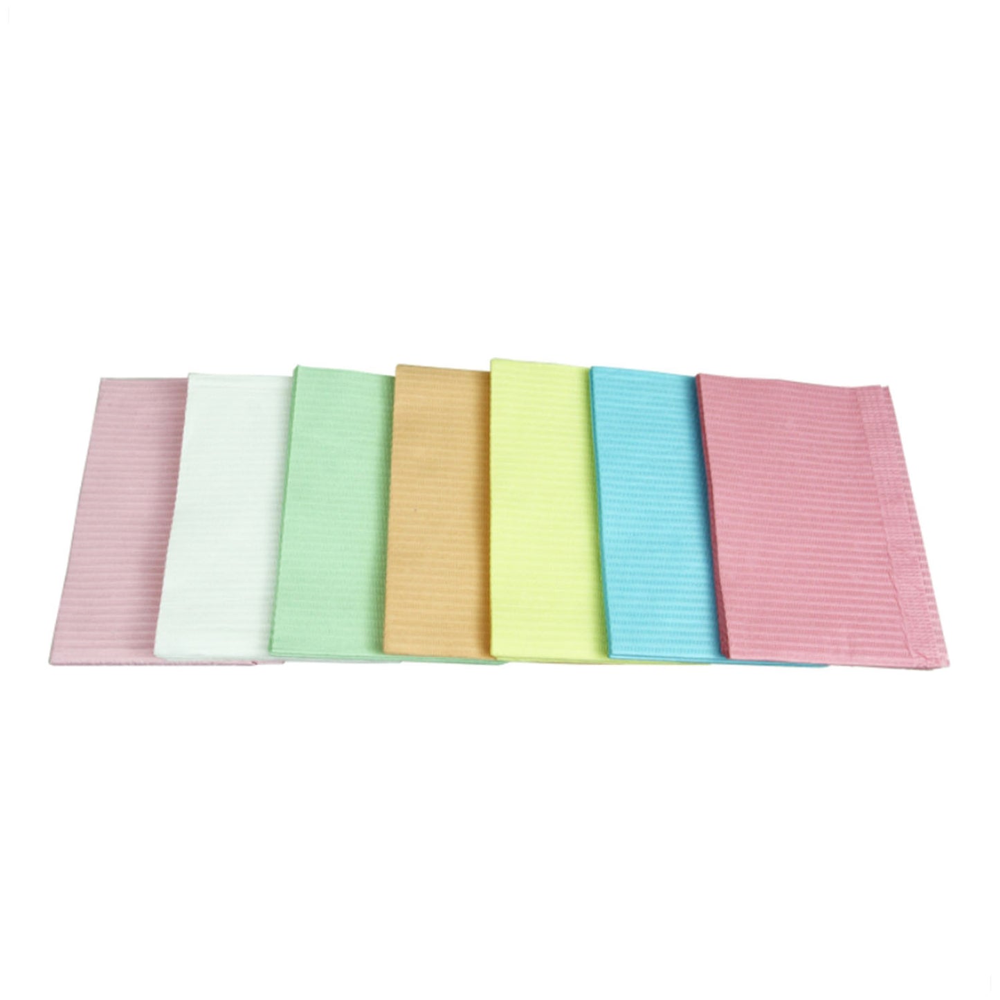 Bib, 13" x 18", 2-Ply Tissue + Poly, Pink, 500/cs (To Be DISCONTINUED)