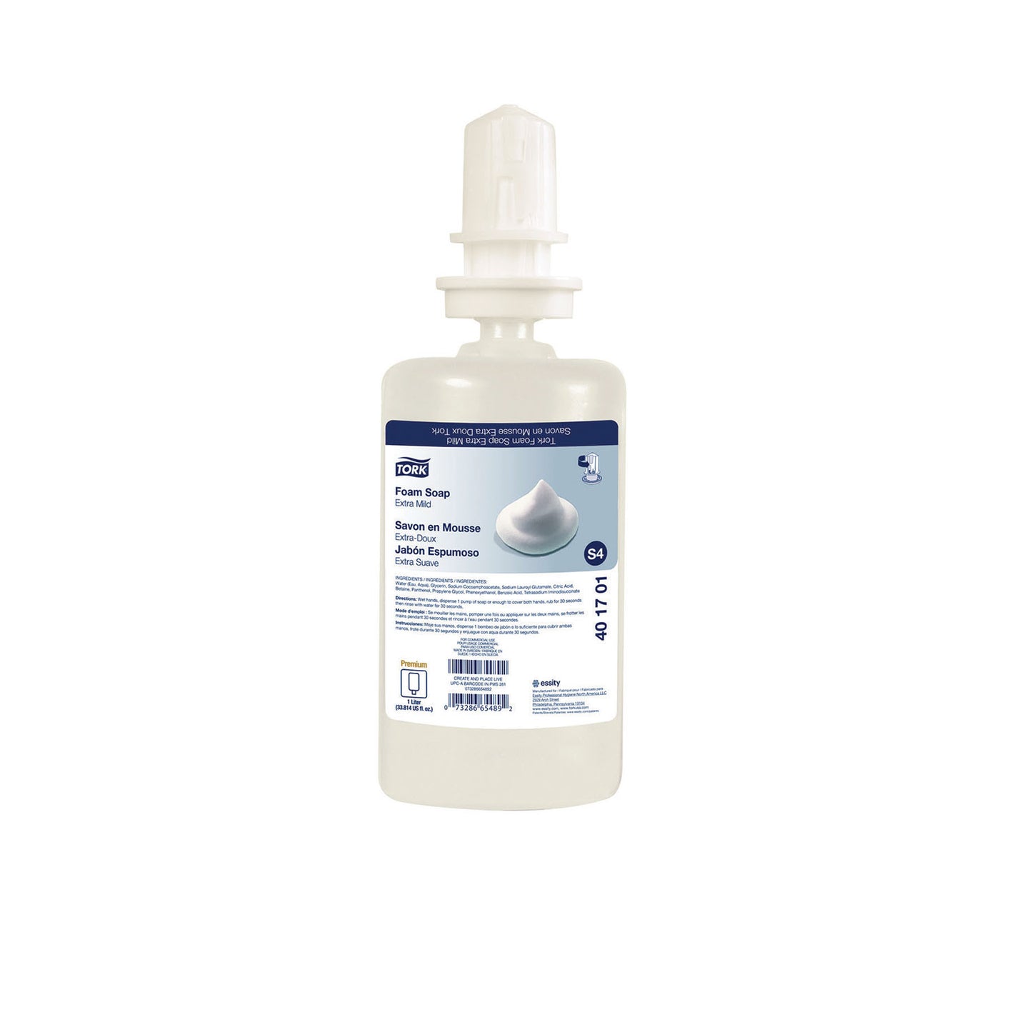 Premium Foam Soap, Extra Mild, White Foam, Perfume-Free, 1 oz, 6/cs (80 cs/plt)