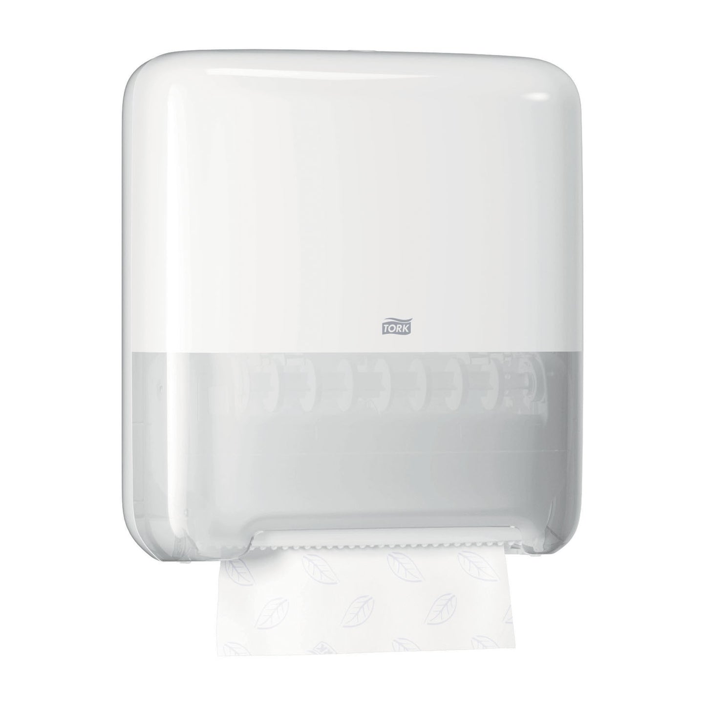 Hand Towel Roll Dispenser, Elevation, Universal, White, H1, Plastic, 14.7" x 13.2" x 8.1" (75 cs/plt)