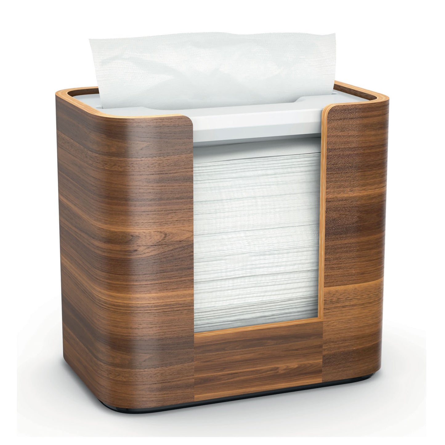 Napkin Dispenser, Wood/ Plastic, 7.6"H x 8"W x 5.5"D (207 cs/plt)