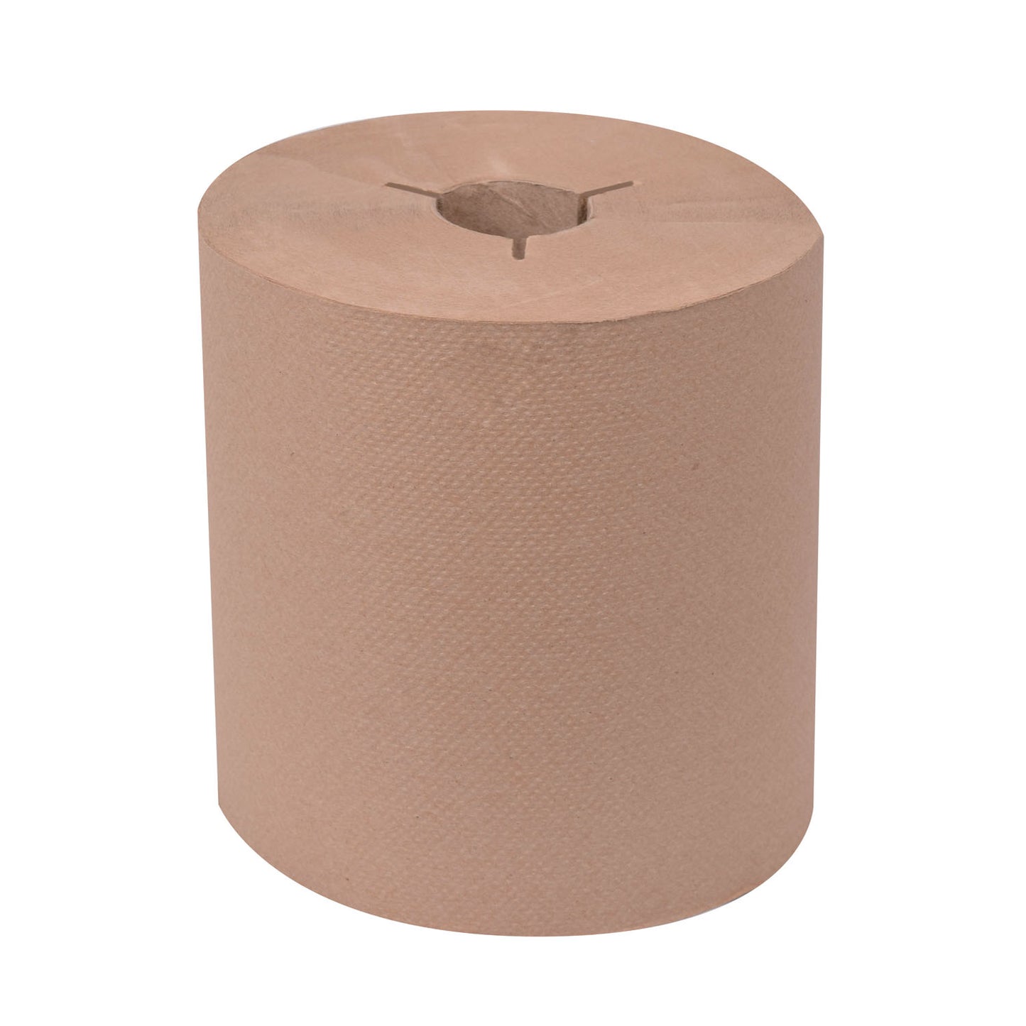 Hand Towel Roll, Universal, Natural, 1-Ply, Embossed, H80, 630ft, 8" x 7.8" x 1.9", 6 rl/cs (55 cs/plt)