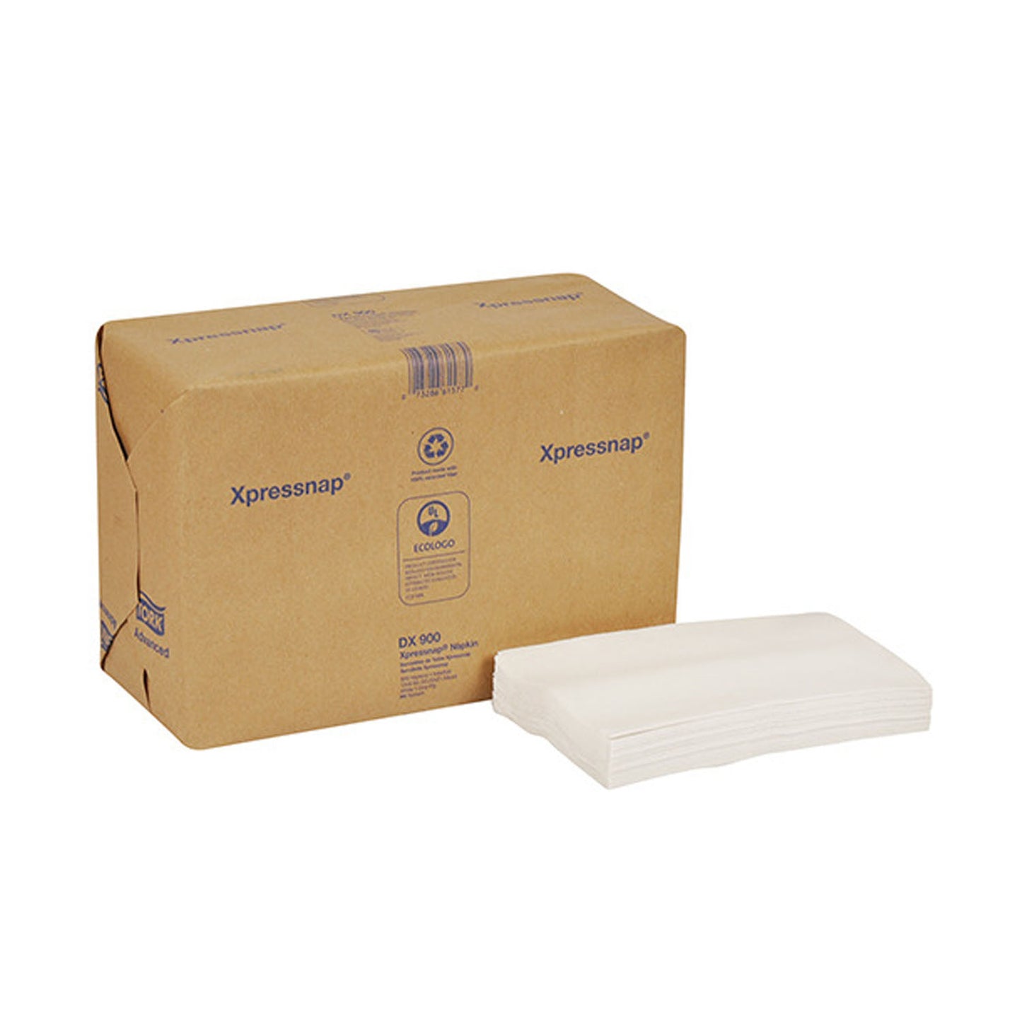 Dispenser Napkin, Advanced, White, 1-Ply, Embossed, N4, 8.5" x 13", 500/pk, 12 pk/cs (49 cs/plt)