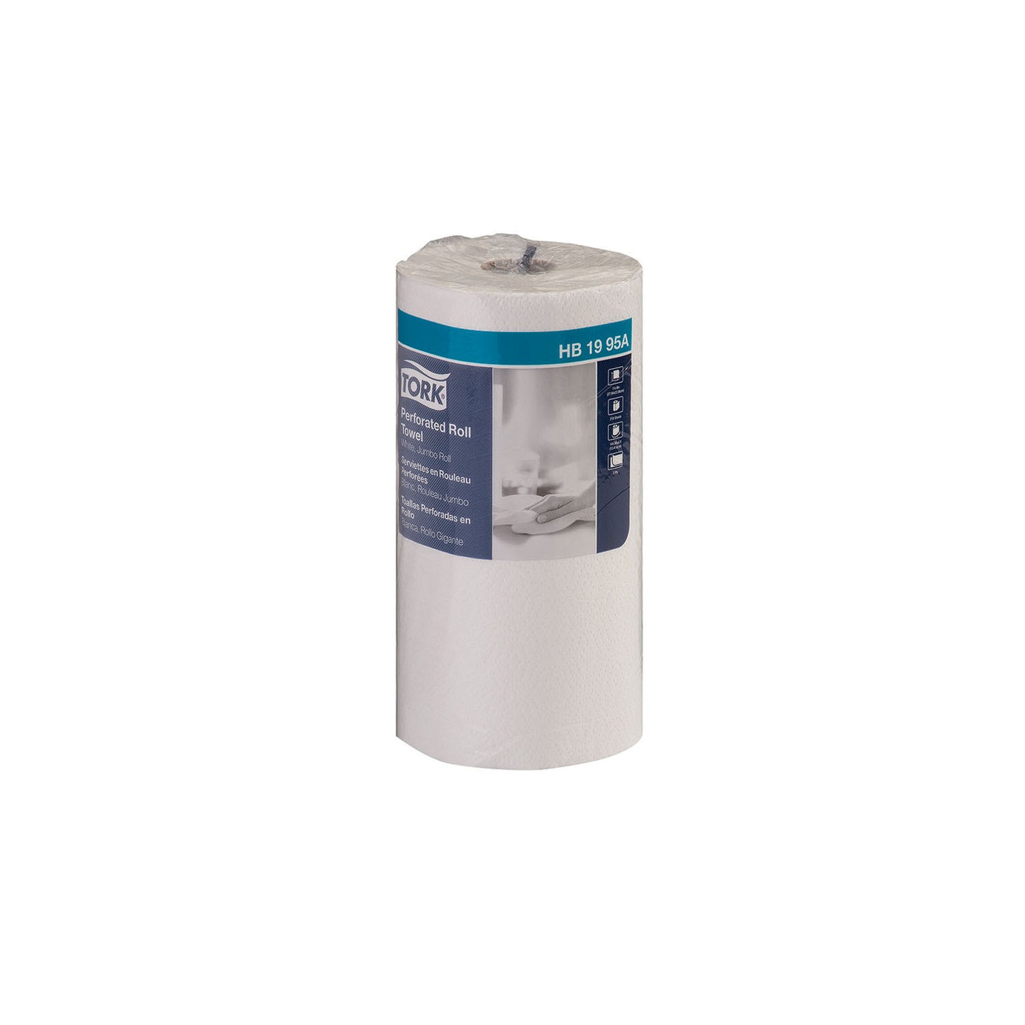 Towel Roll, Perforated, Universal, White, 2-Ply, Embossed, 157.5ft, 11" x 5.5", 210 sht/rl, 12 rl/cs (48 cs/plt) (Item is on Manufacturer backorder with an estimated ETA of 10.31.24)