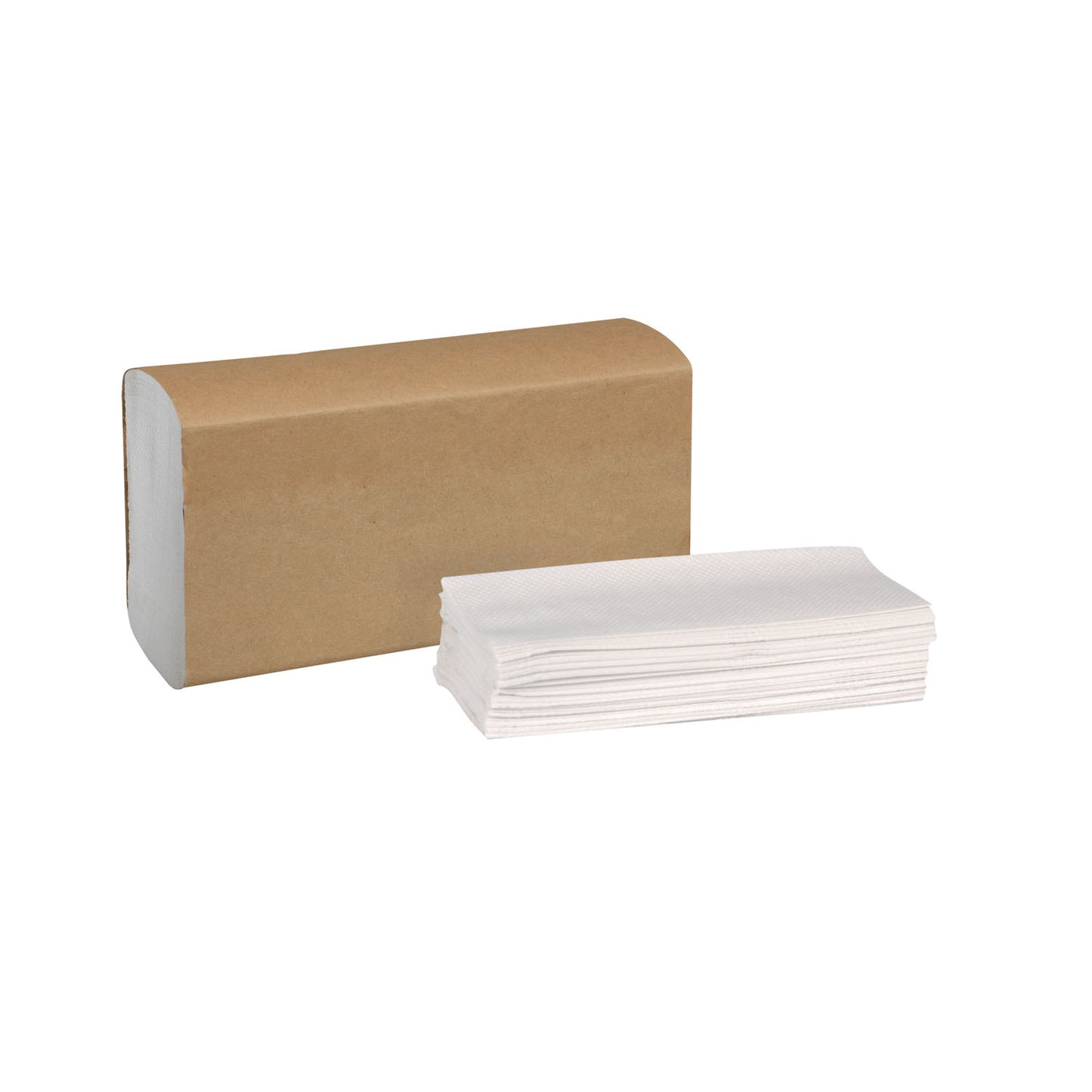 Hand Towel, Multifold, Universal, White, 1-Ply, Embossed, H2, 9.5" x 9.1", 250 sht/pk, 16 pk/cs (70 cs/plt)