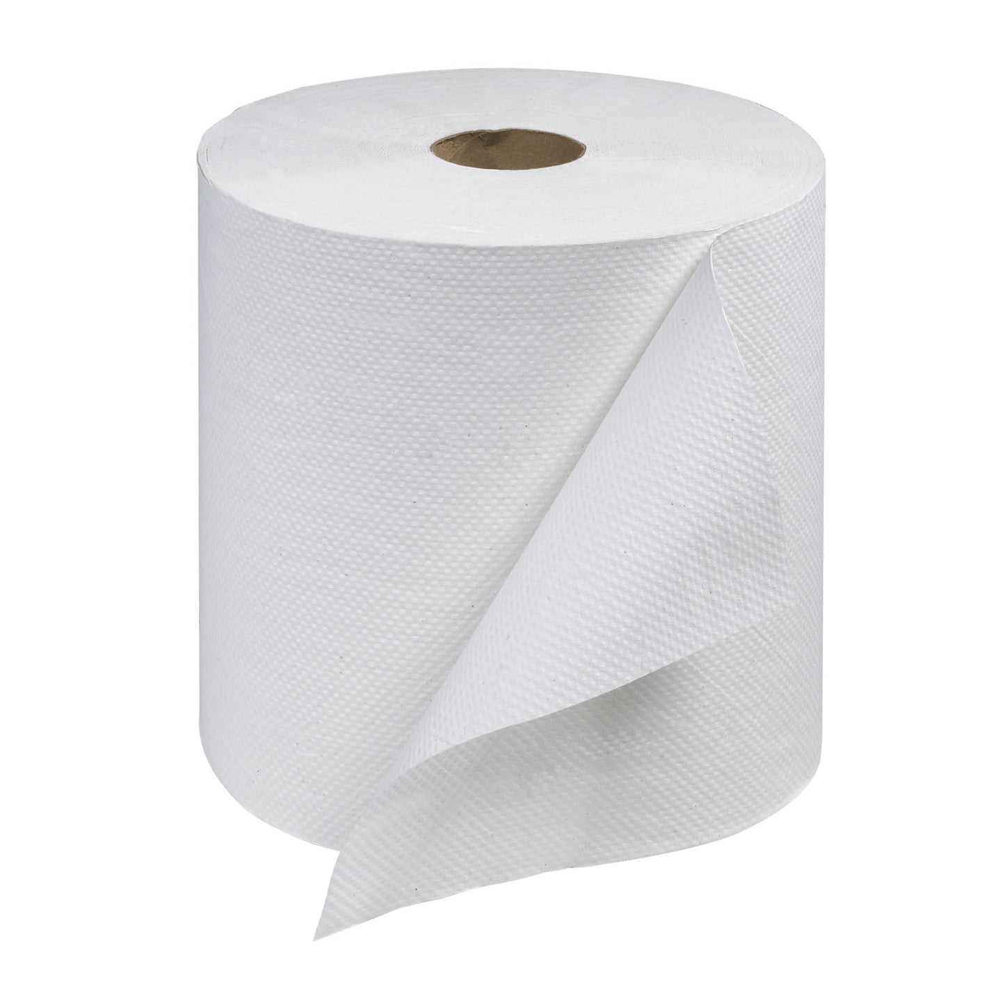 Hand Towel Roll, Universal, White, 1-Ply, Embossed, H21, 800ft, 7.9" x 7.8" x 1.9", 6 rl/cs (60 cs/plt)
