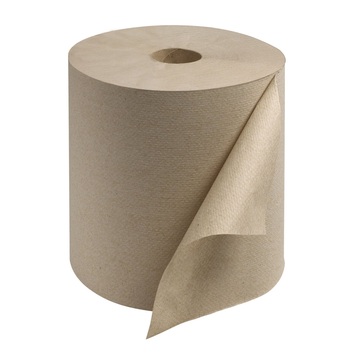 Hand Towel Roll, Universal, Natural, 1-Ply, Embossed, H21, 800ft, 7.9" x 7.8" x 1.9", 6 rl/cs (60 cs/plt)