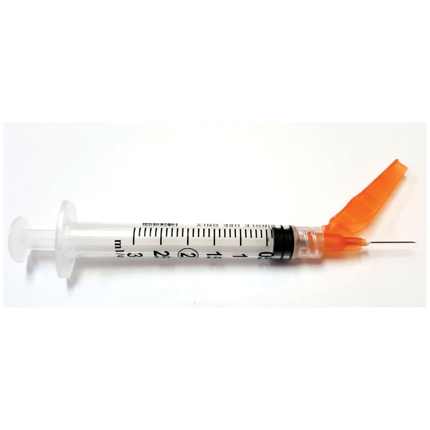 Safety Syringe (3 mL) w/ Safety Needle (25G x 5/8"), 50/bx, 8 bx/cs