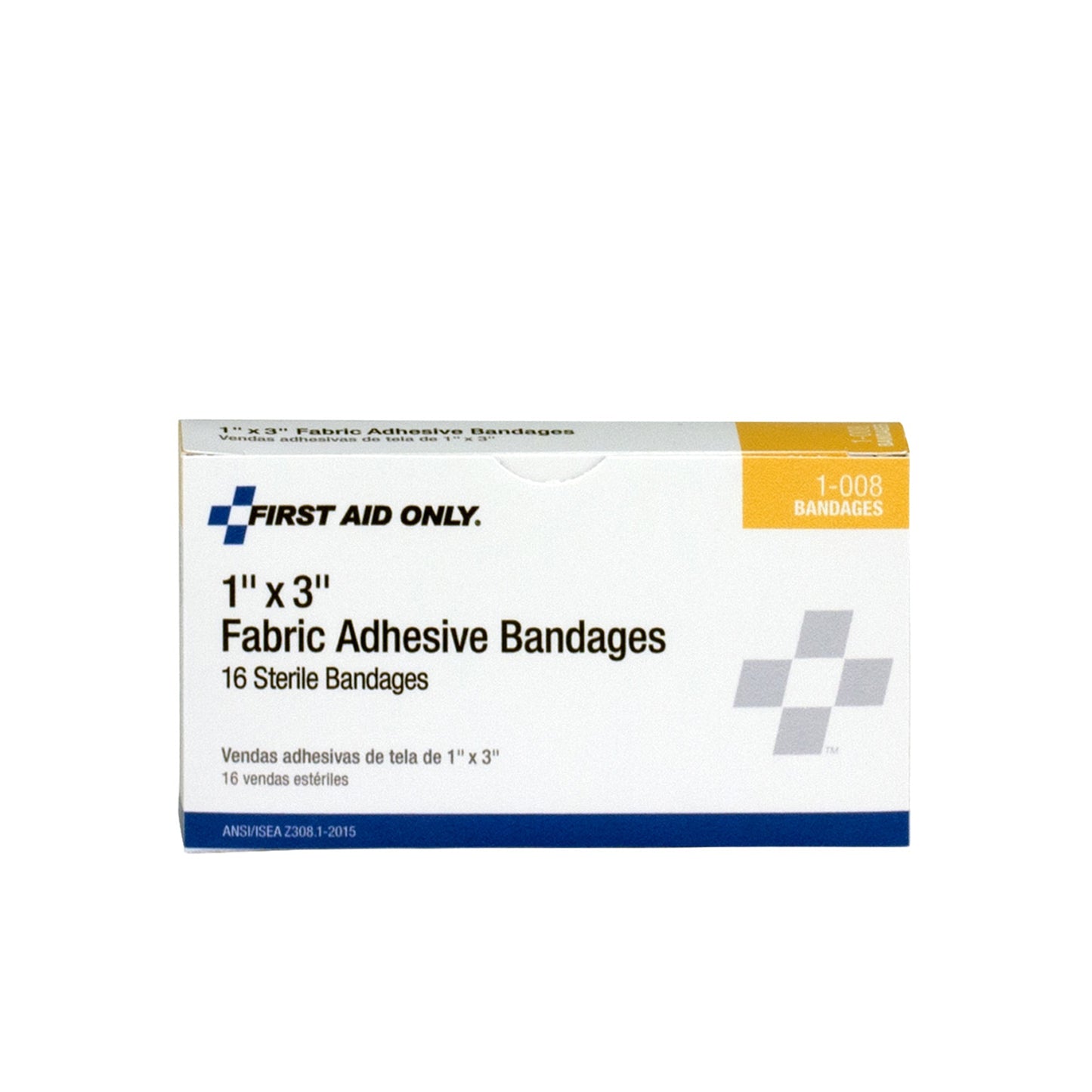 Fabric Bandages, 1"x3", 16/bx (DROP SHIP ONLY - $150 Minimum Order)