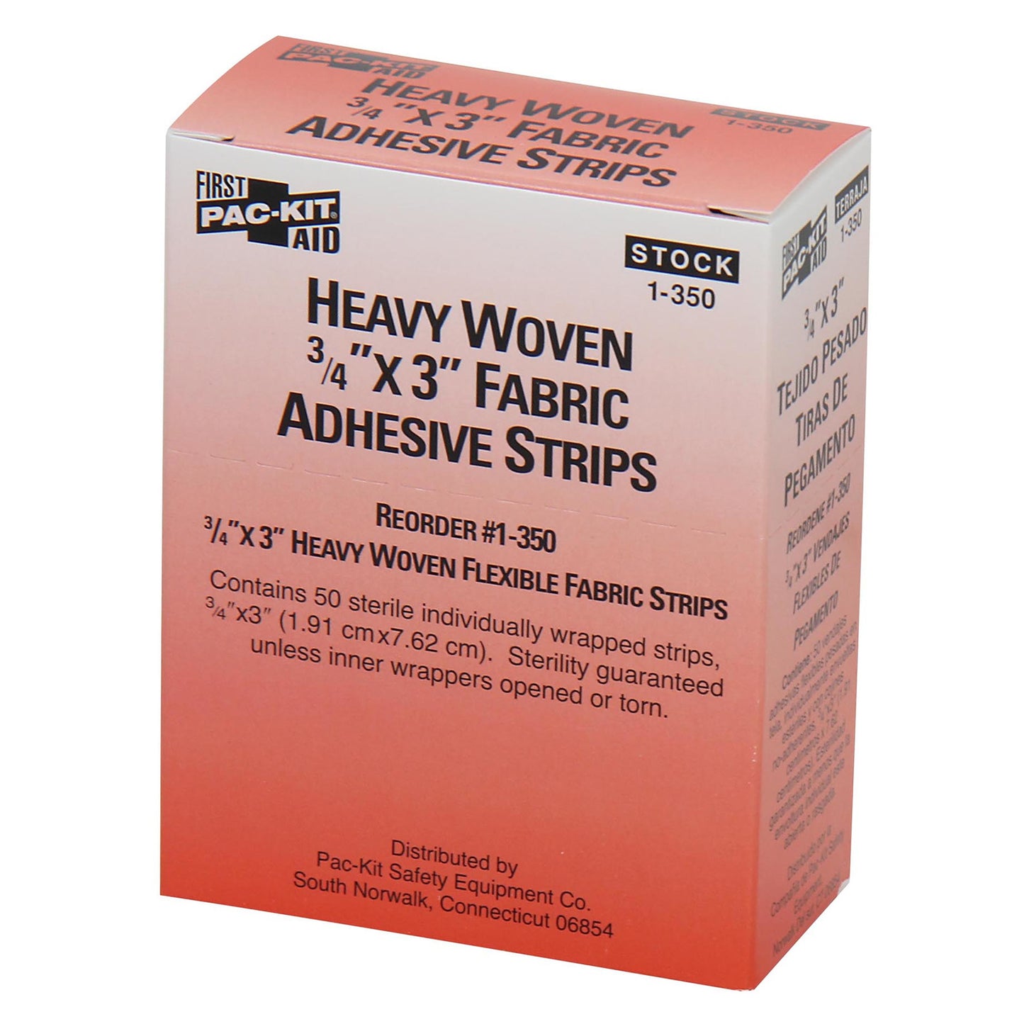 Heavy Woven Fabric Bandages, 3/4"x3", 50/bx (DROP SHIP ONLY - $150 Minimum Order)
